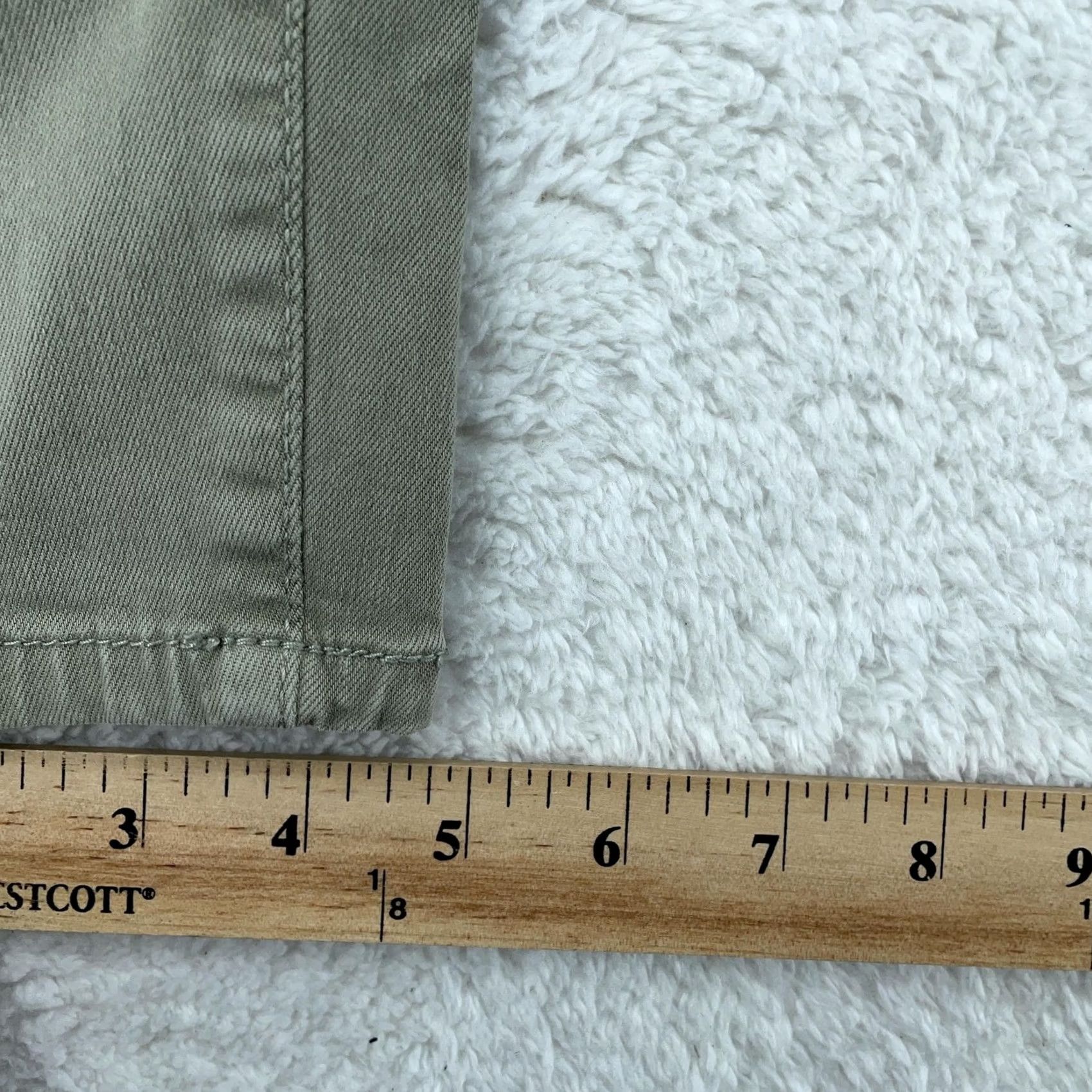 Buffalo David Bitton Buffalo David Bitton Jeans High Rise Stretch Ankle Skinny Size 8 29x25 Green Women Regular Denim Cotton Blend Spandex Pockets Zip Vintage: No 90s? Size 30" / US 8 / IT 44 - 7 Thumbnail