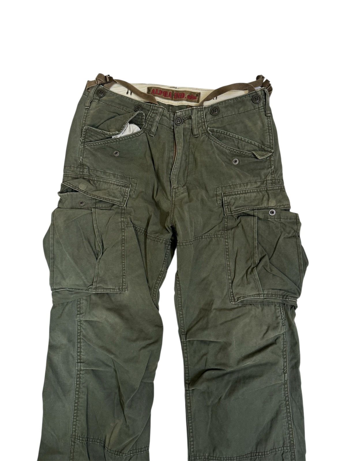 Alpha Industries vintage Alpha Industries military multi-pocket cargo pants Size US 33 - 3 Thumbnail