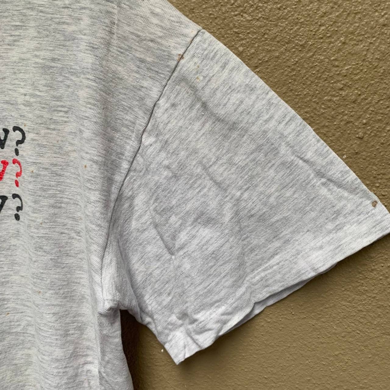 Nike Rare Distressed Vintage Nike Grey Tag Michael Jordan Tees Size US S / EU 44-46 / 1 - 13 Thumbnail