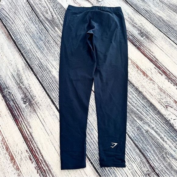 Gymshark NWT Gymshark Navy Blue Cotton Performance Leggings Size 30" / US 8 / IT 44 - 7 Thumbnail