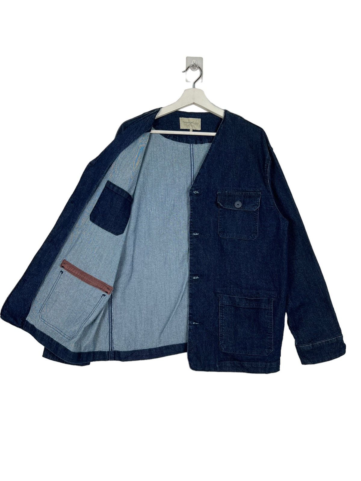 Japanese Brand 🔥 YOUTILITY DENIM WORK CHORE JACKET Size US L / EU 52-54 / 3 - 9 Thumbnail
