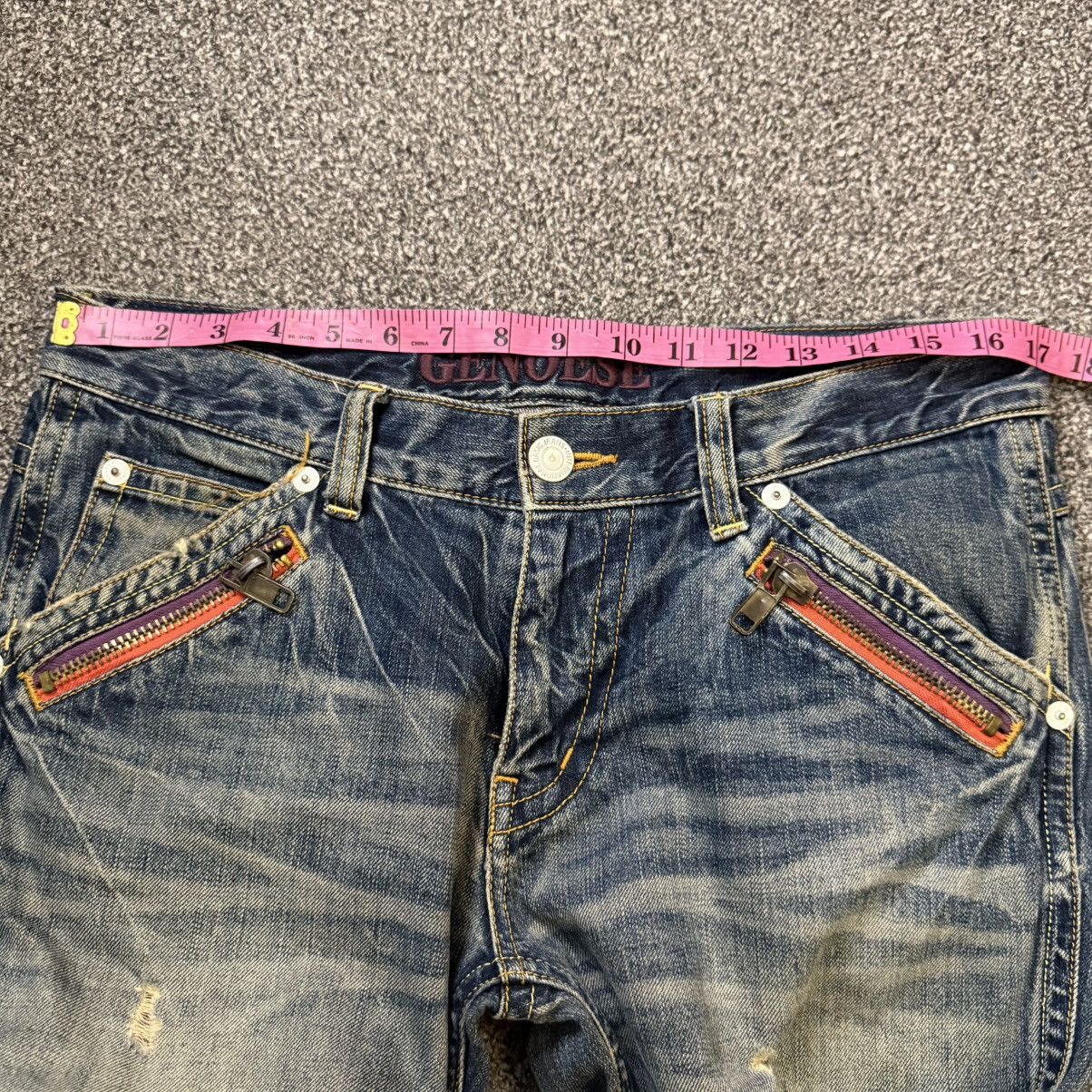 Affliction 🔥🇯🇵 Japanese Distressed Genoese Multi Pocket Denim Size US 34 / EU 50 - 16 Thumbnail