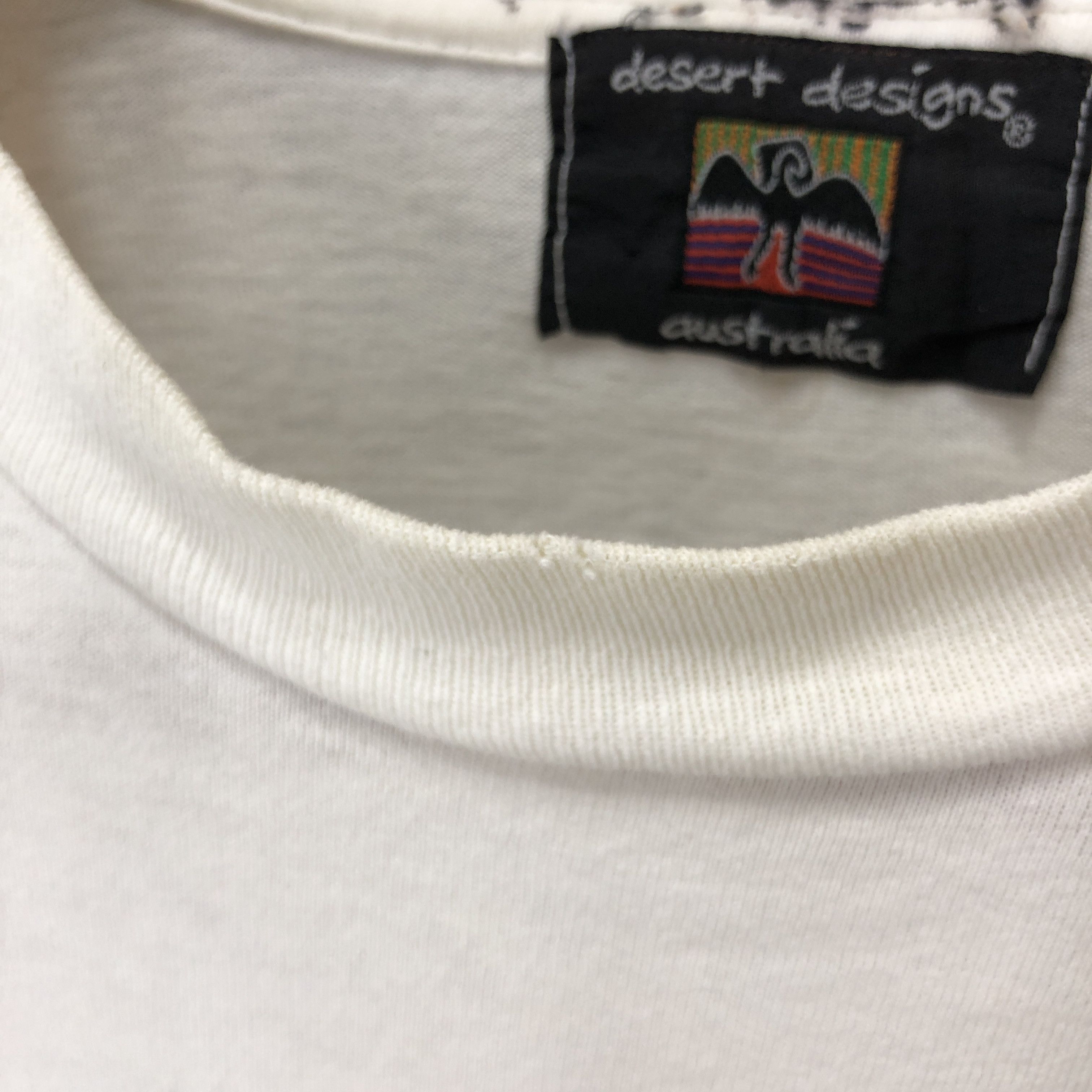Russell Athletic 90s Vintage DESERT DESIGNS AUSTRALIA T Shirt #1494/AZ Size US S / EU 44-46 / 1 - 6 Thumbnail