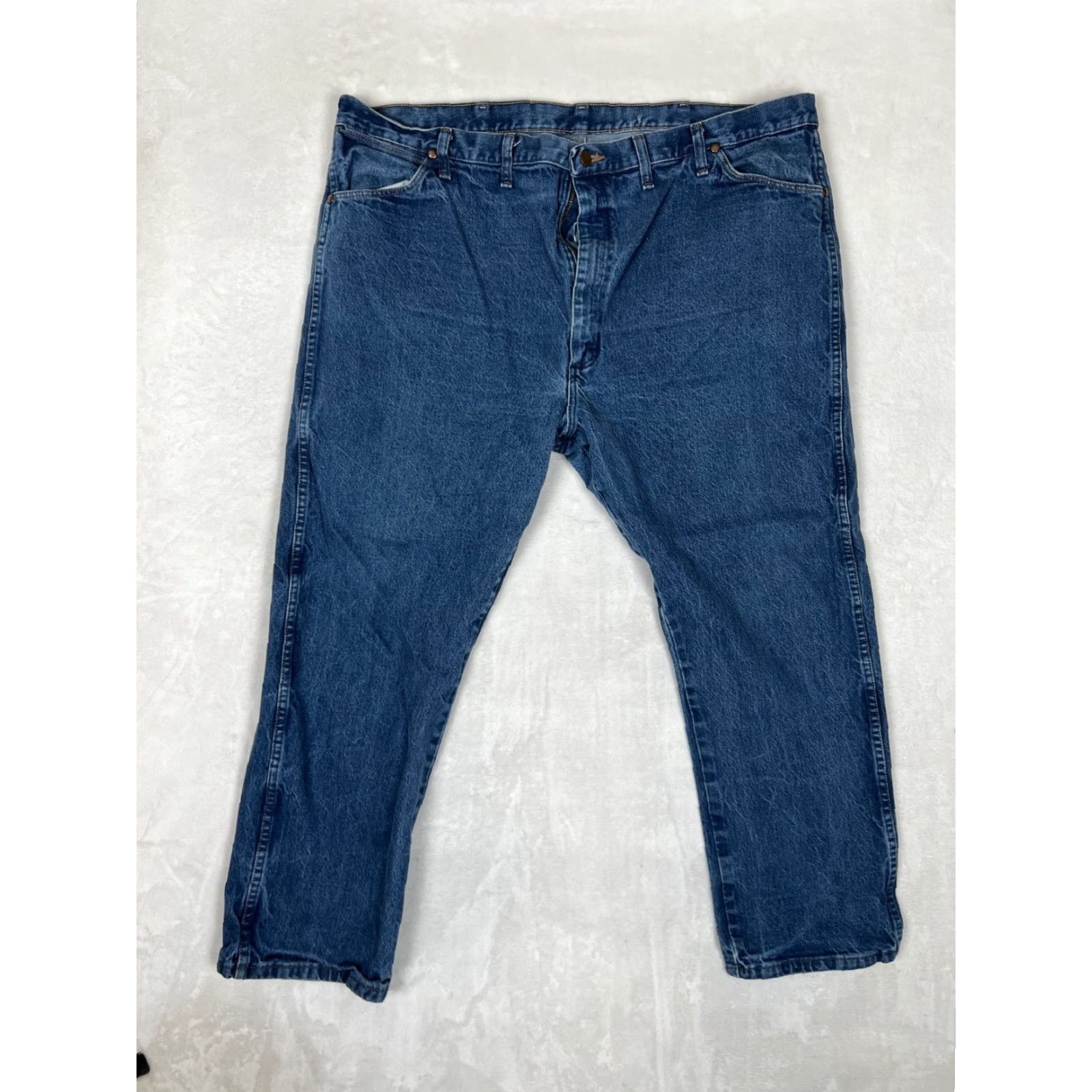 Wrangler VINTAGE Wrangler MWZ Regular Fit Cowboy Blue Denim Jeans 44x30 Size US 44 / EU 60 - 2 Thumbnail