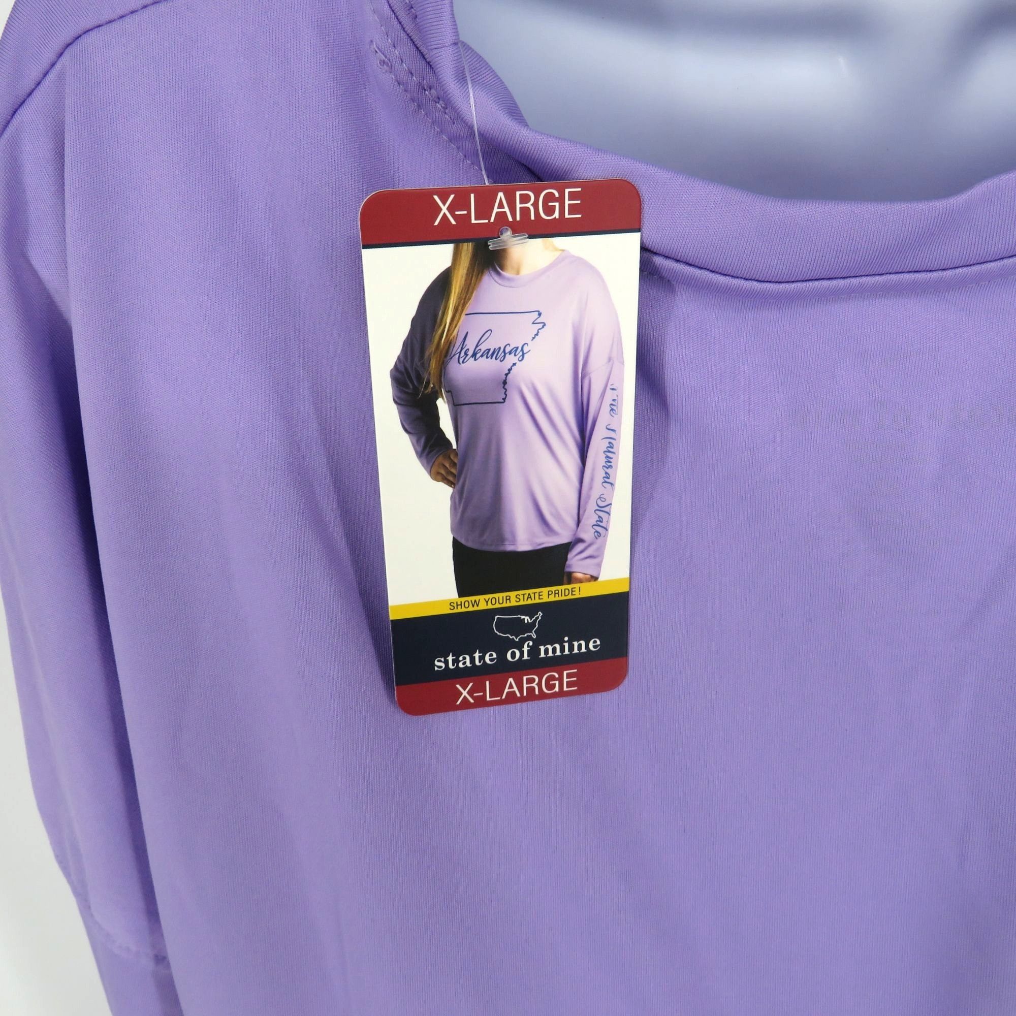 Other Texas Graphic Long Sleeve Shirt Purple The Lone Star State X Size XL / US 12-14 / IT 48-50 - 5 Thumbnail