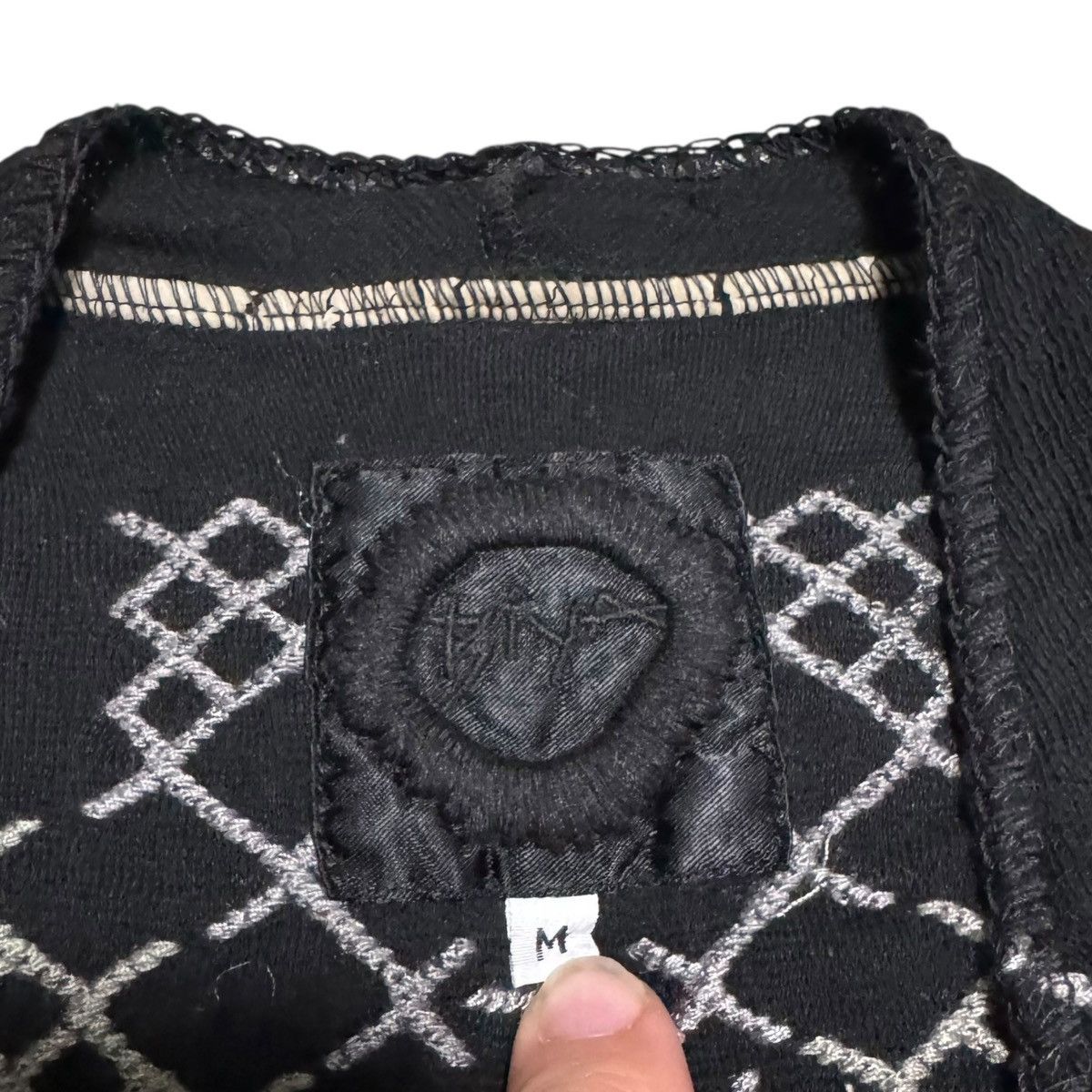 Johnny Was Johnny Was Biya Multicolor Open Face Sweater Women's Medium Size M / US 6-8 / IT 42-44 - 4 Thumbnail