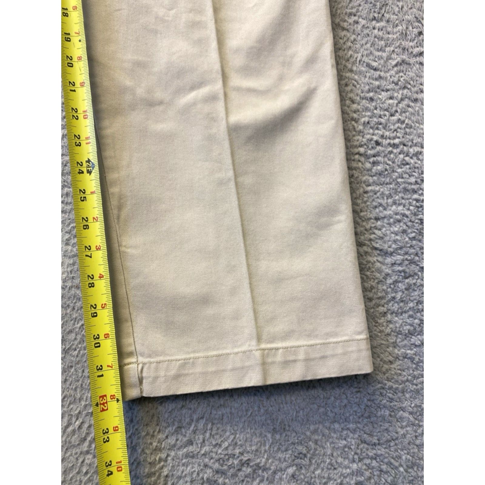 Polo Ralph Lauren VINTAGE Polo Ralph Lauren Chino Pants Mens 40x32 Khaki Linen Relaxed 80s 90s Preppy USA Logo Retro Mens Size US XL / EU 56 / 4 - 6 Thumbnail