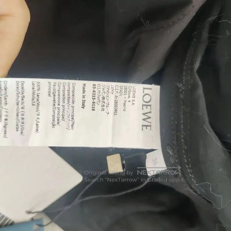 Loewe Loewe Black Wool Cardigan . Size M / US 6-8 / IT 42-44 - 4 Thumbnail
