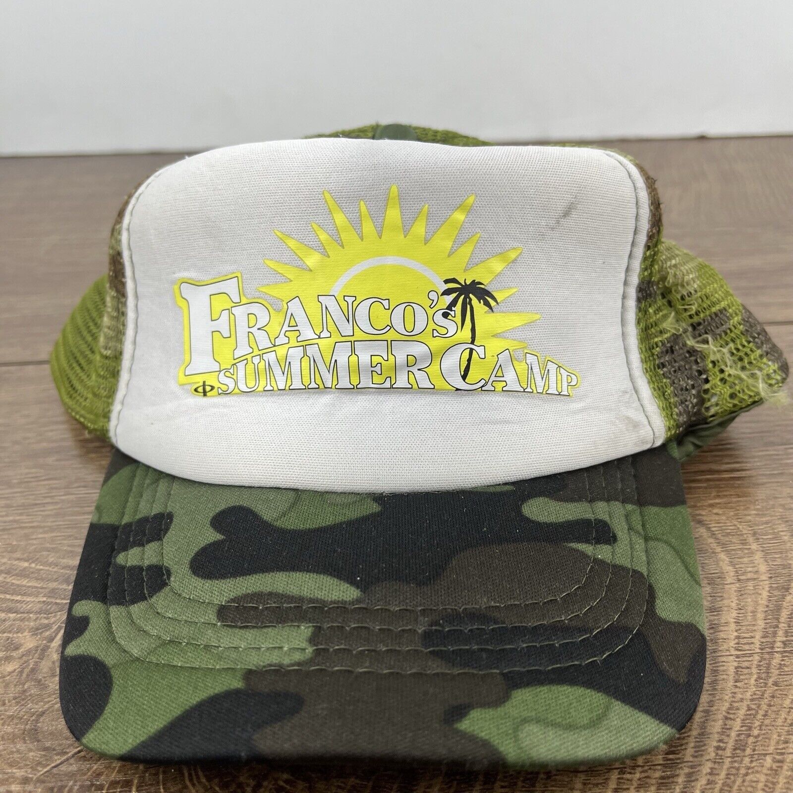 Other Franco's Summer Camp Hat Adjustable Hat Camo Adjustable Hat Size ONE SIZE - 6 Thumbnail