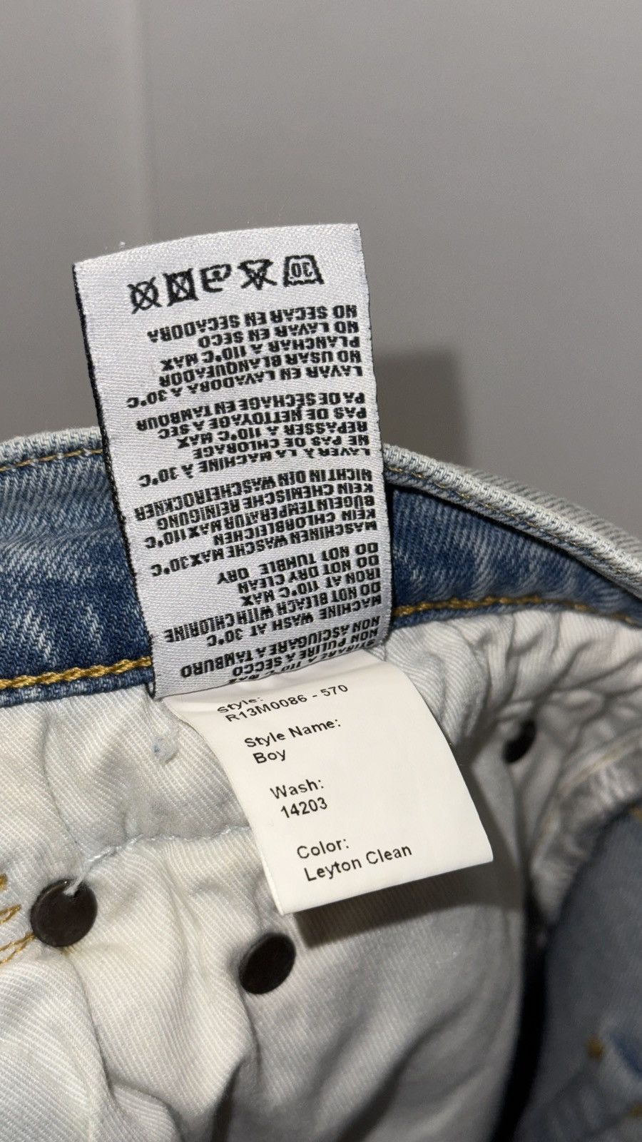 R13 R13 Jeans Size US 33 - 9 Thumbnail
