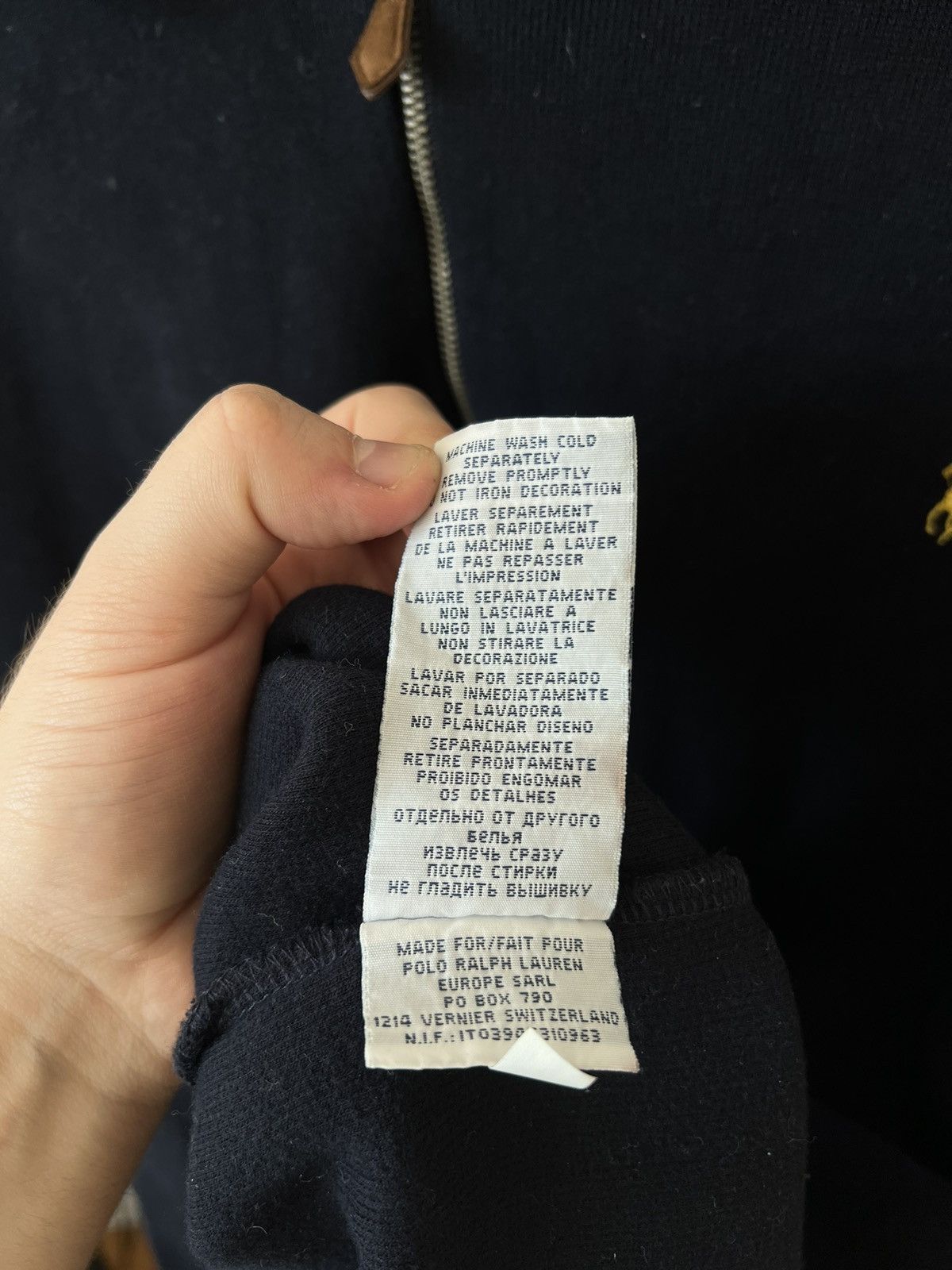 Polo Ralph Lauren × RRL Ralph Lauren × Vintage Vintage Polo Ralph Lauren 1/3 zip sweater y2k Size US XXL / EU 58 / 5 - 5 Thumbnail