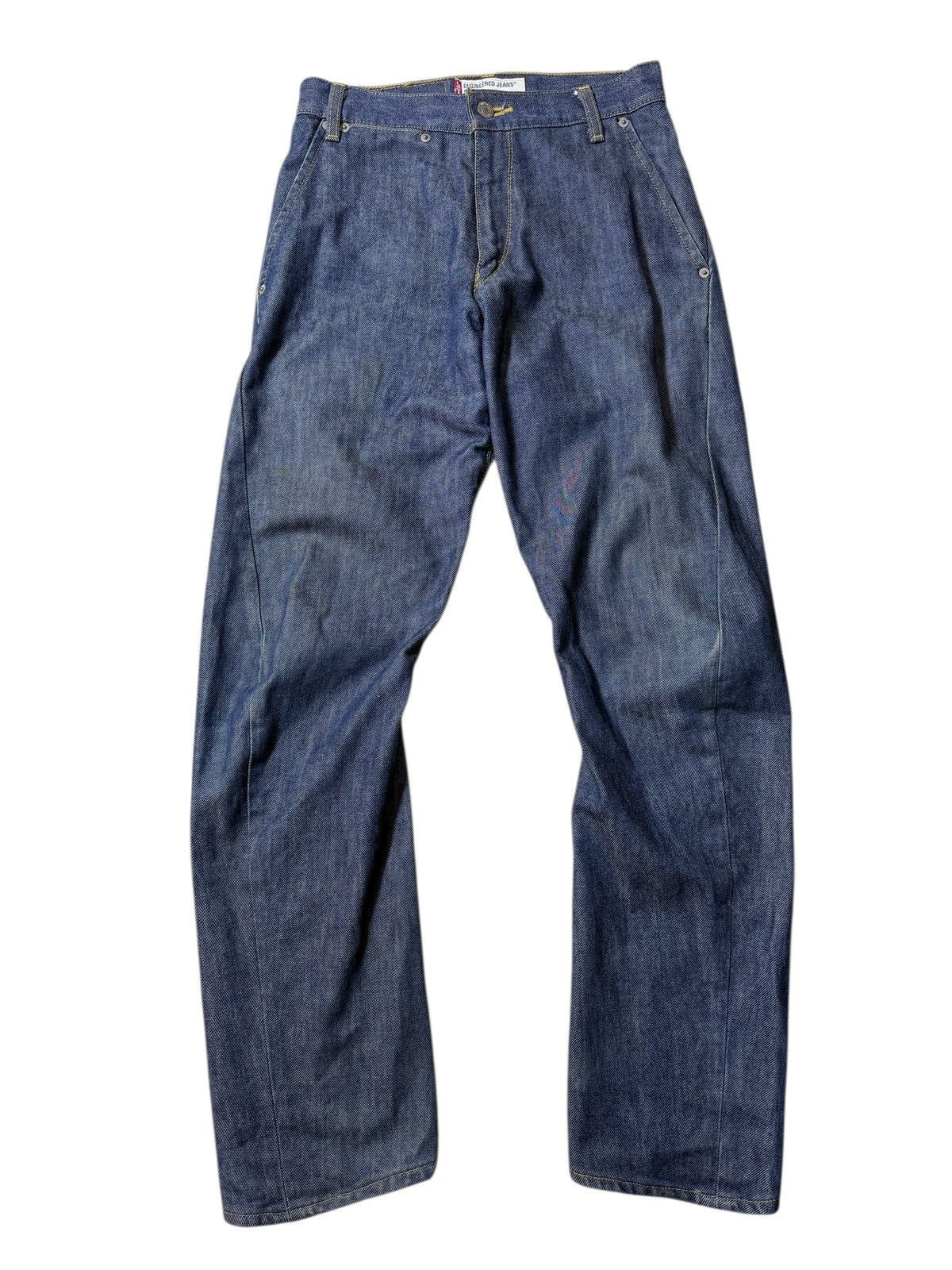 Levi's Y2K Levis Engineered Jeans Slim Made in Japan Size US 28 / EU 44 - 2 Thumbnail