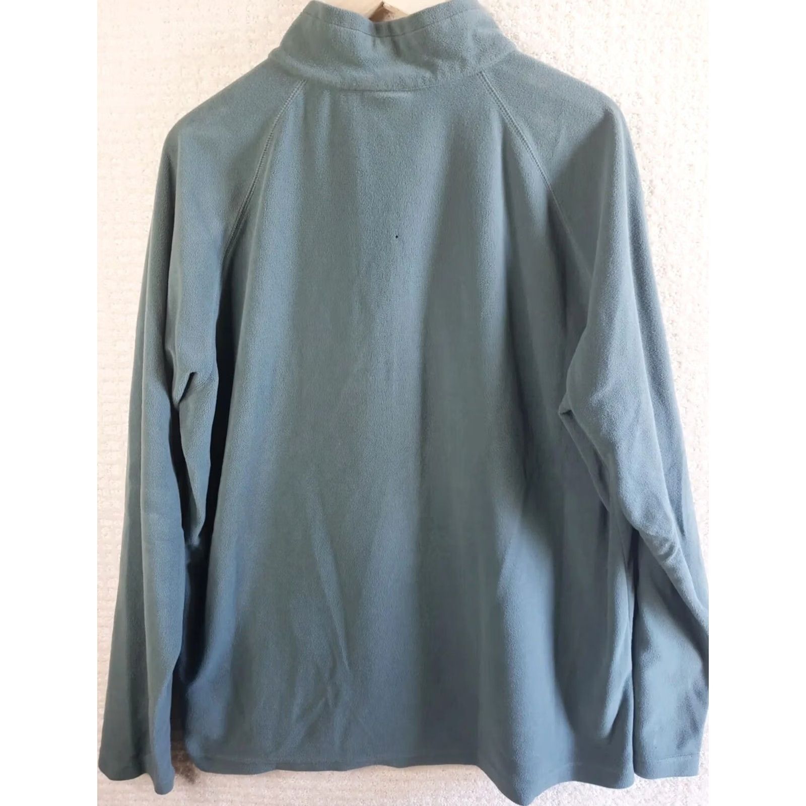 Vintage Columbia Sweater Mens XL 1/4 Zip Mock Neck Fleece Pullover Green Size US XL / EU 56 / 4 - 6 Thumbnail