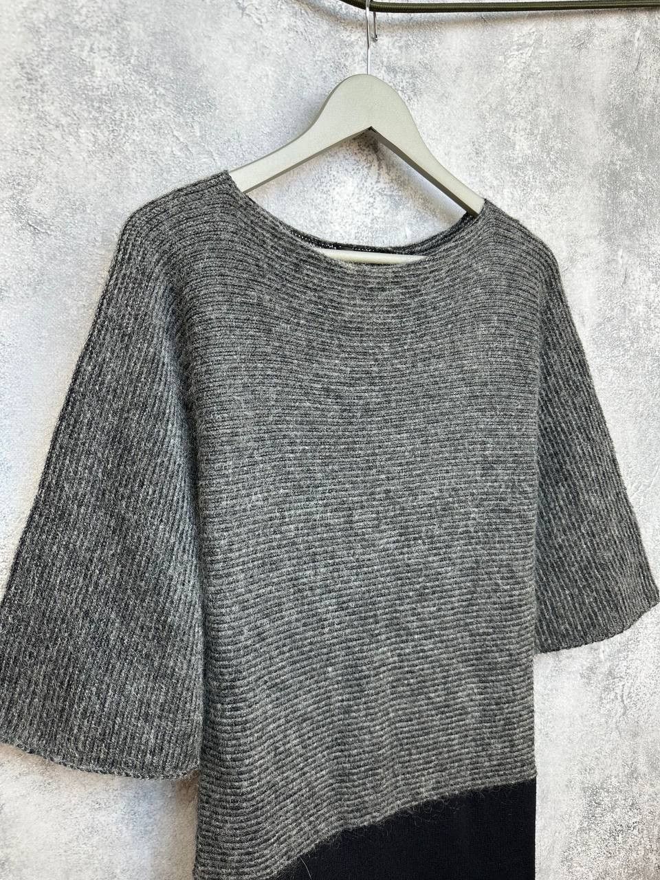 Emporio Armani Emporio Armani Soft Knit Ribbed Dress Made Italy Wool Blend Size S / US 4 / IT 40 - 3 Thumbnail