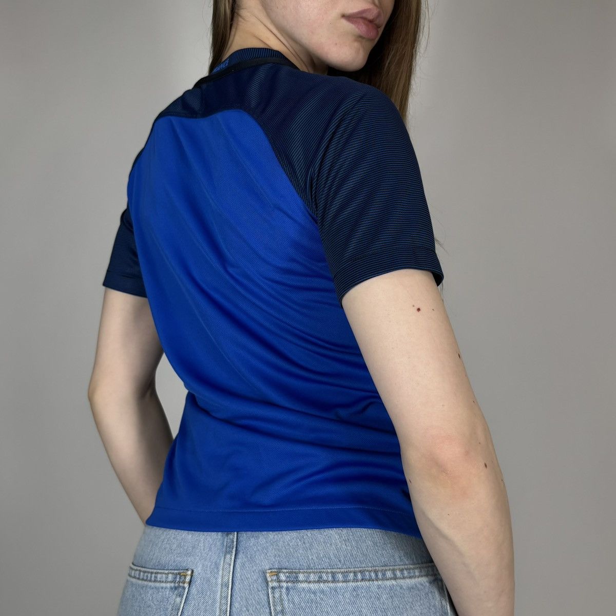 Nike Vintage Y2K Nike France Soccer Blokecore Style Jersey Tshirt Size S / US 4 / IT 40 - 2 Thumbnail