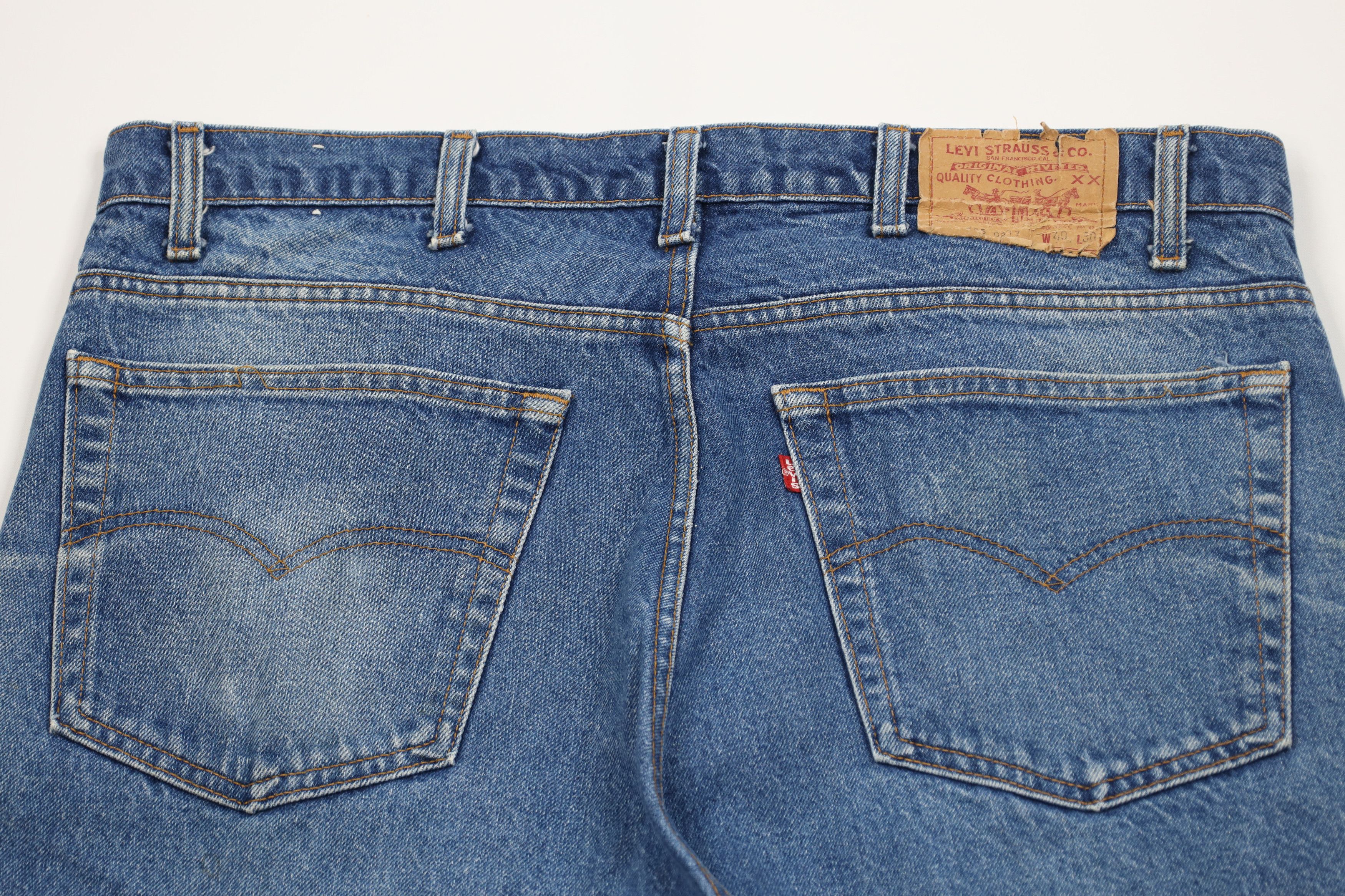Levi's Vintage 80s Levis 505xx Regular Straight Leg Jeans Blue USA Size US 40 / EU 56 - 12 Thumbnail