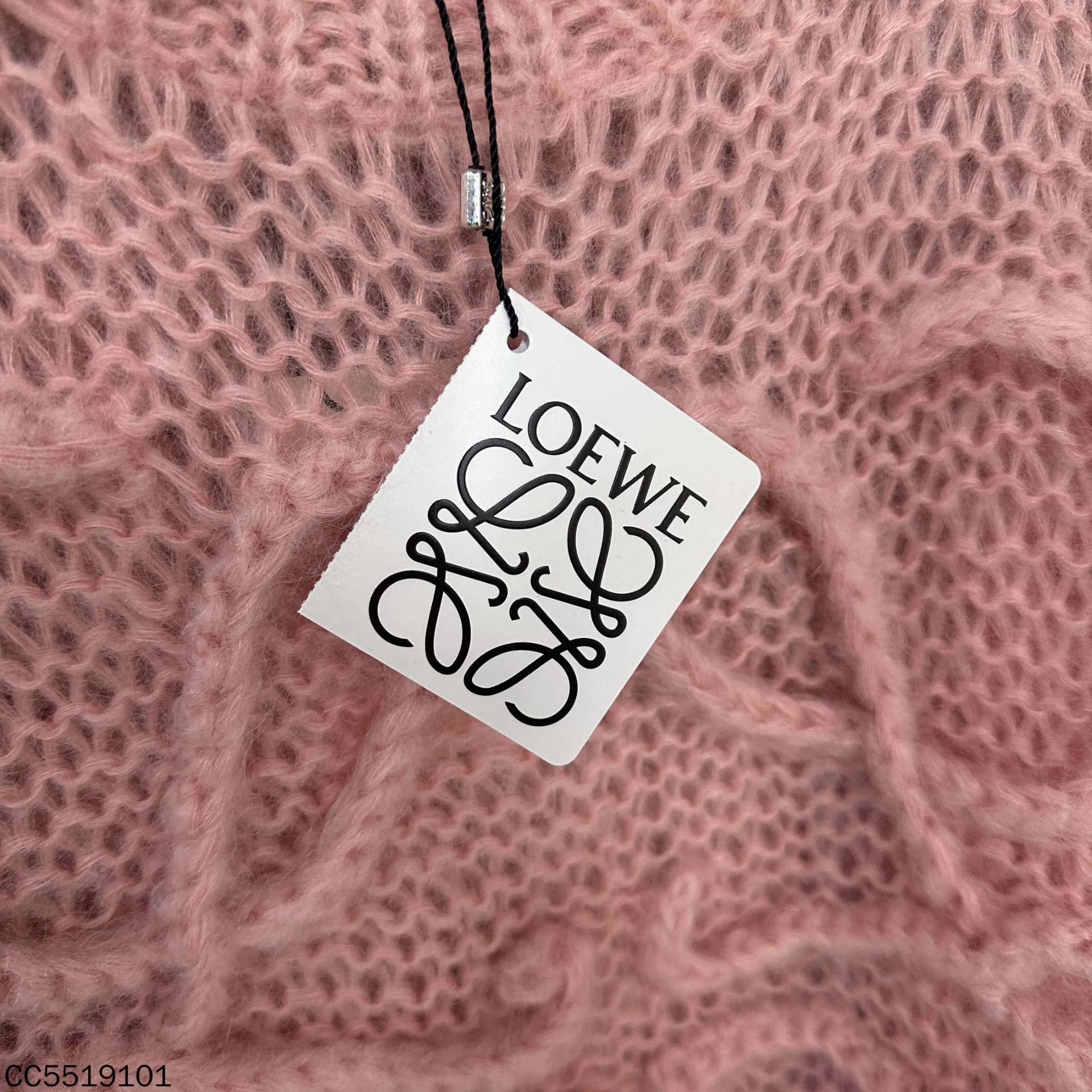 Loewe LOEWE Pink Big Logo Mohair Sweater XS Size XS / US 0-2 / IT 36-38 - 4 Thumbnail