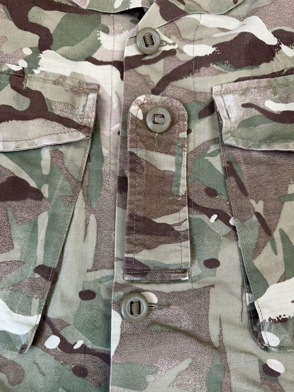 Vintage British Army MTP Camo Combat Shirt Vintage Military Size US M / EU 48-50 / 2 - 5 Thumbnail