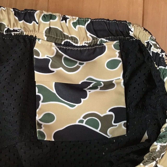🔥Vintage🔥 BAPE sta camo beach shorts a bathing ape ☆size M