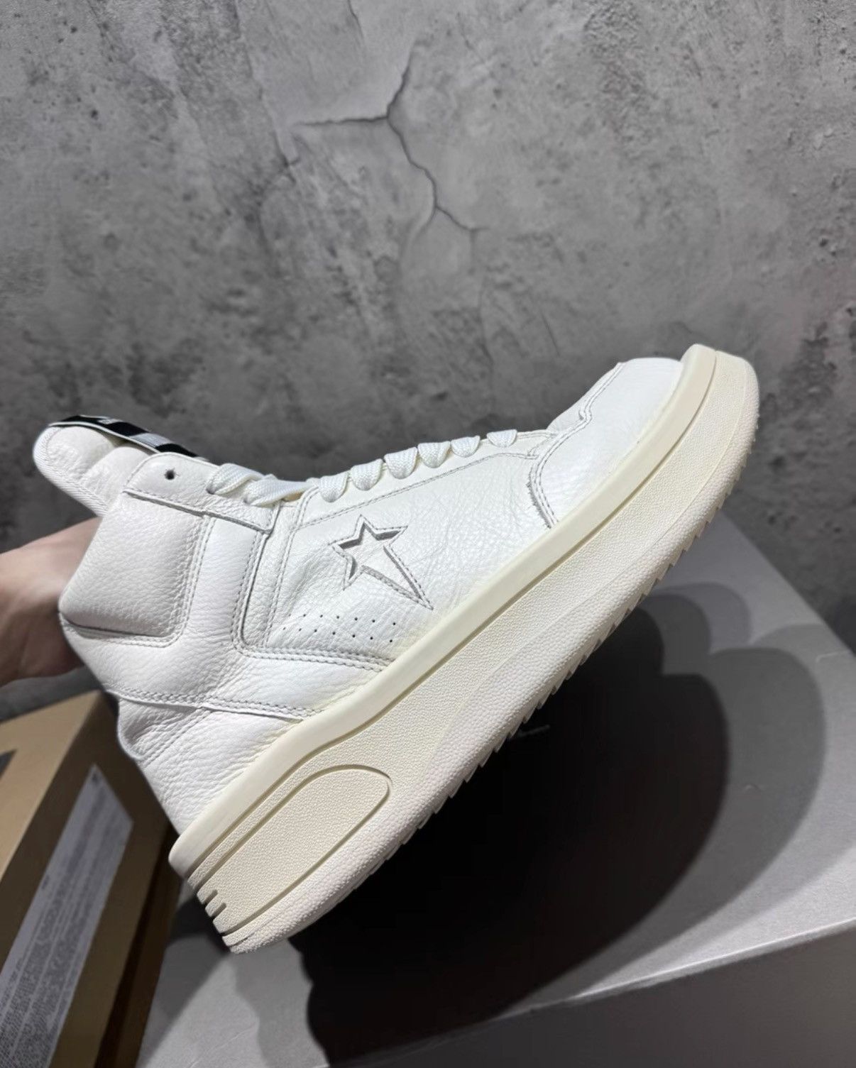 Rick Owens Converse x Rick Owens DRKSHDW TURBOWPN Mid 172343C K37 Size US 7.5 / EU 40-41 - 4 Thumbnail