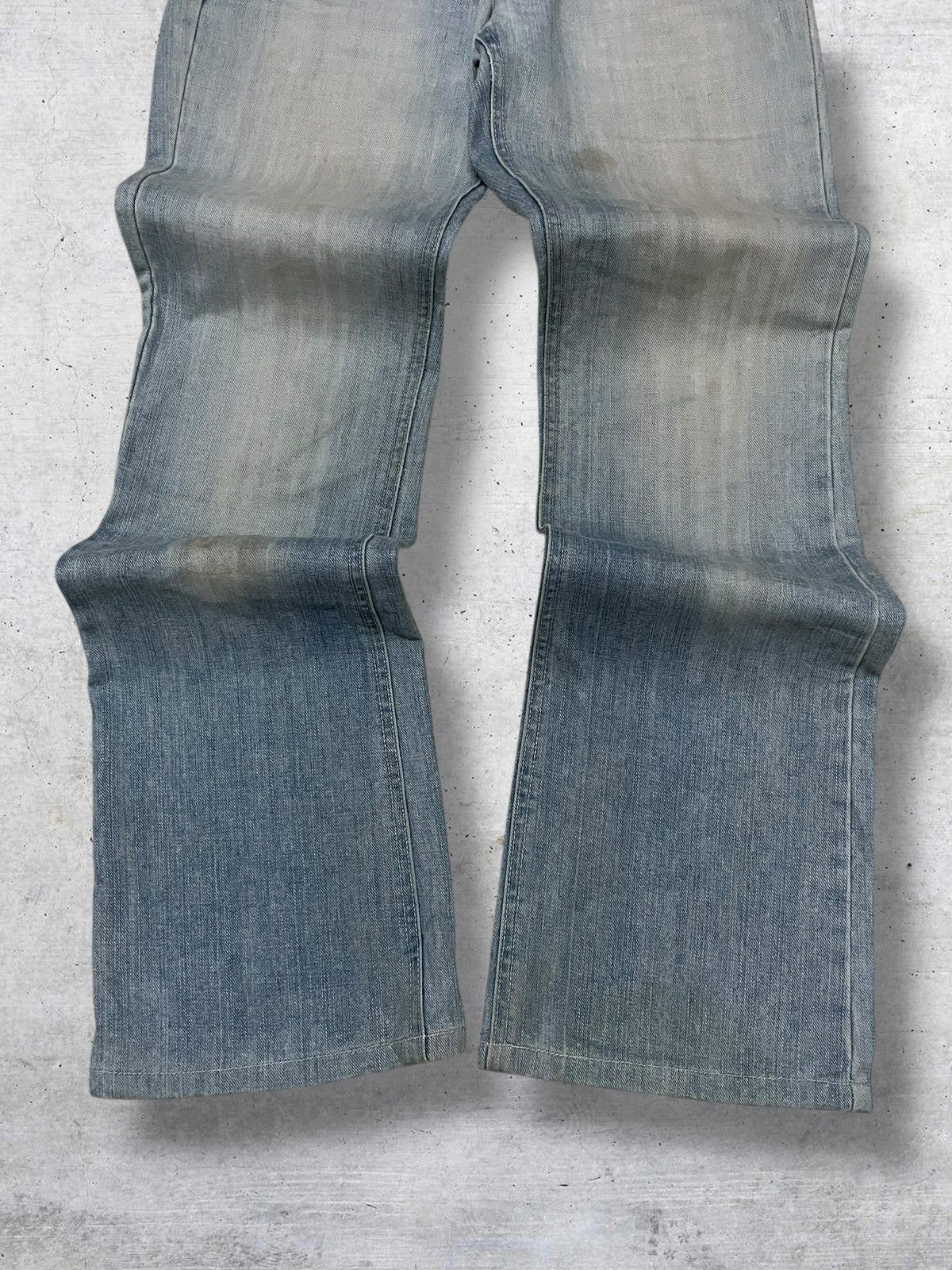 Edwin VINTAGE EDWIN 90S OG JAPAN DESIGNER FLARED MUDWASH DENIM Size US 28 / EU 44 - 3 Thumbnail