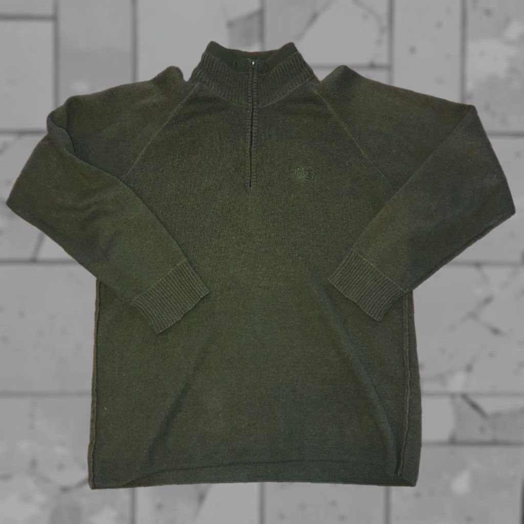 The North Face THE NORTH FACE Men's Green 1/4 Zip Wool Jacket Size M Size US M / EU 48-50 / 2 - 1 Thumbnail