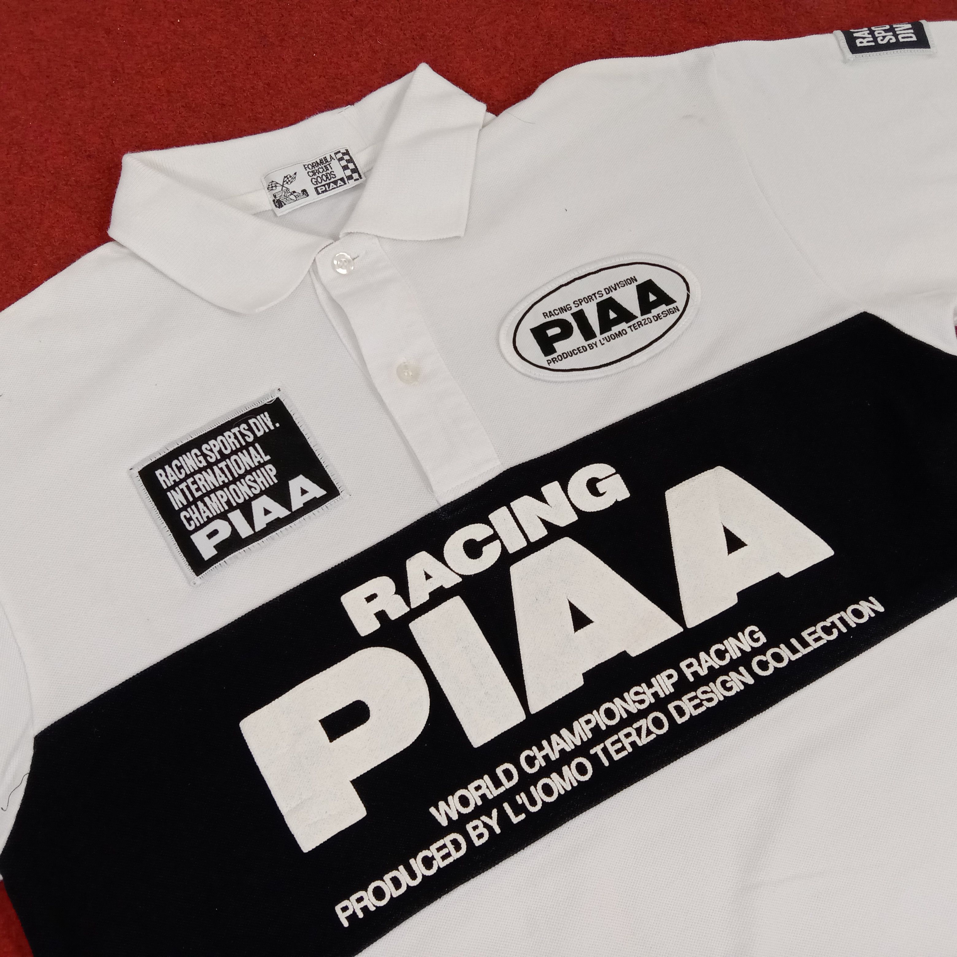 Vintage PIAA Racing World Championship F1 Grand Prix Polos Size US M / EU 48-50 / 2 - 2 Thumbnail