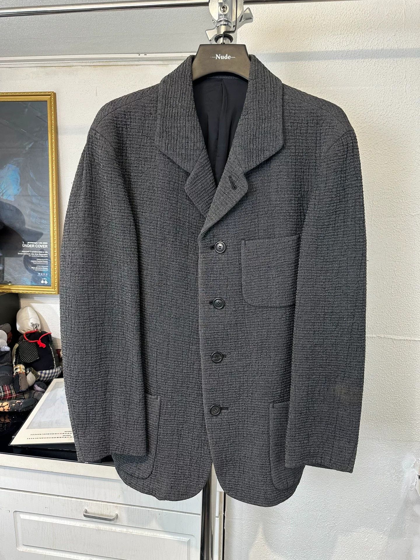 Issey Miyake Issey Miyake Men Pleated Blazer Size US M / EU 48-50 / 2 - 1 Thumbnail
