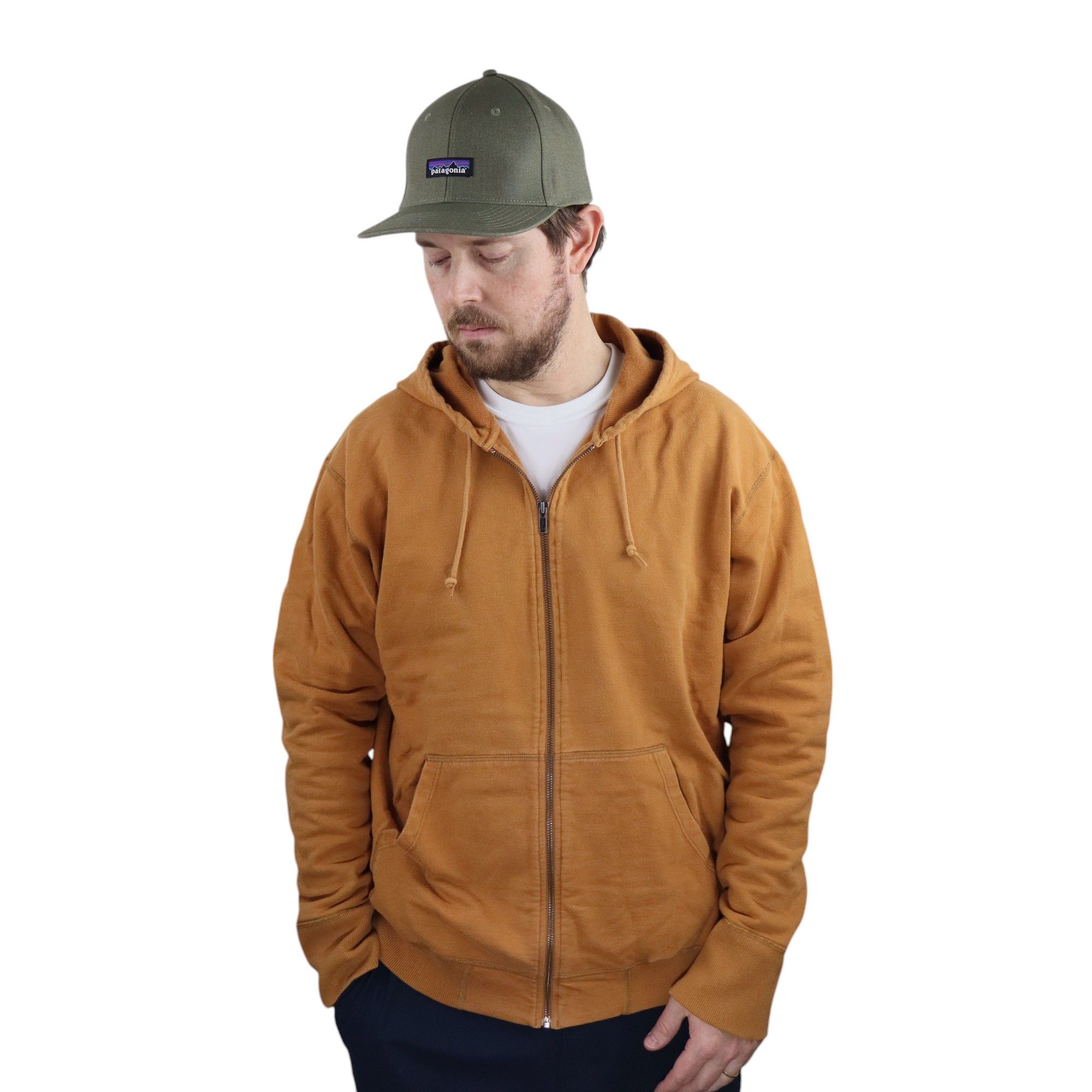 Patagonia Vintage Patagonia Heavyweight Hoody Sweatshirt Large Orange Size US L / EU 52-54 / 3 - 2 Thumbnail