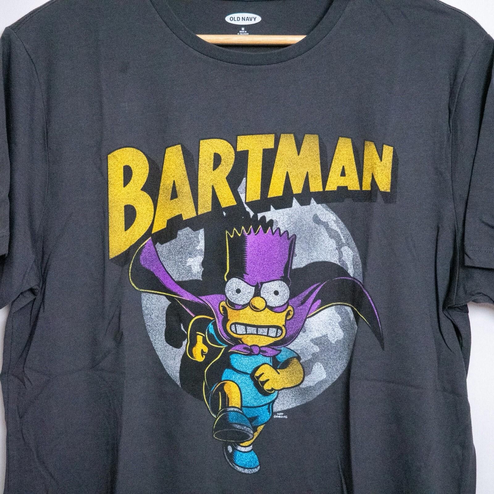 Old Navy BARTMAN The Simpsons T-shirt Men SIZE M T Shirt Grey Size US M / EU 48-50 / 2 - 3 Thumbnail