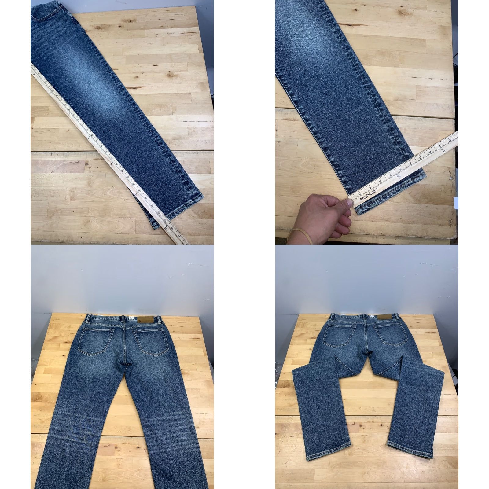 Todd Snyder Todd Snyder Jeans Men Slim Indigo 30x32 Denim Stretch 12939 Fashion Style Preppy 5-Pocket Slim Fit Jeans Mens Size US 30 / EU 46 - 8 Thumbnail