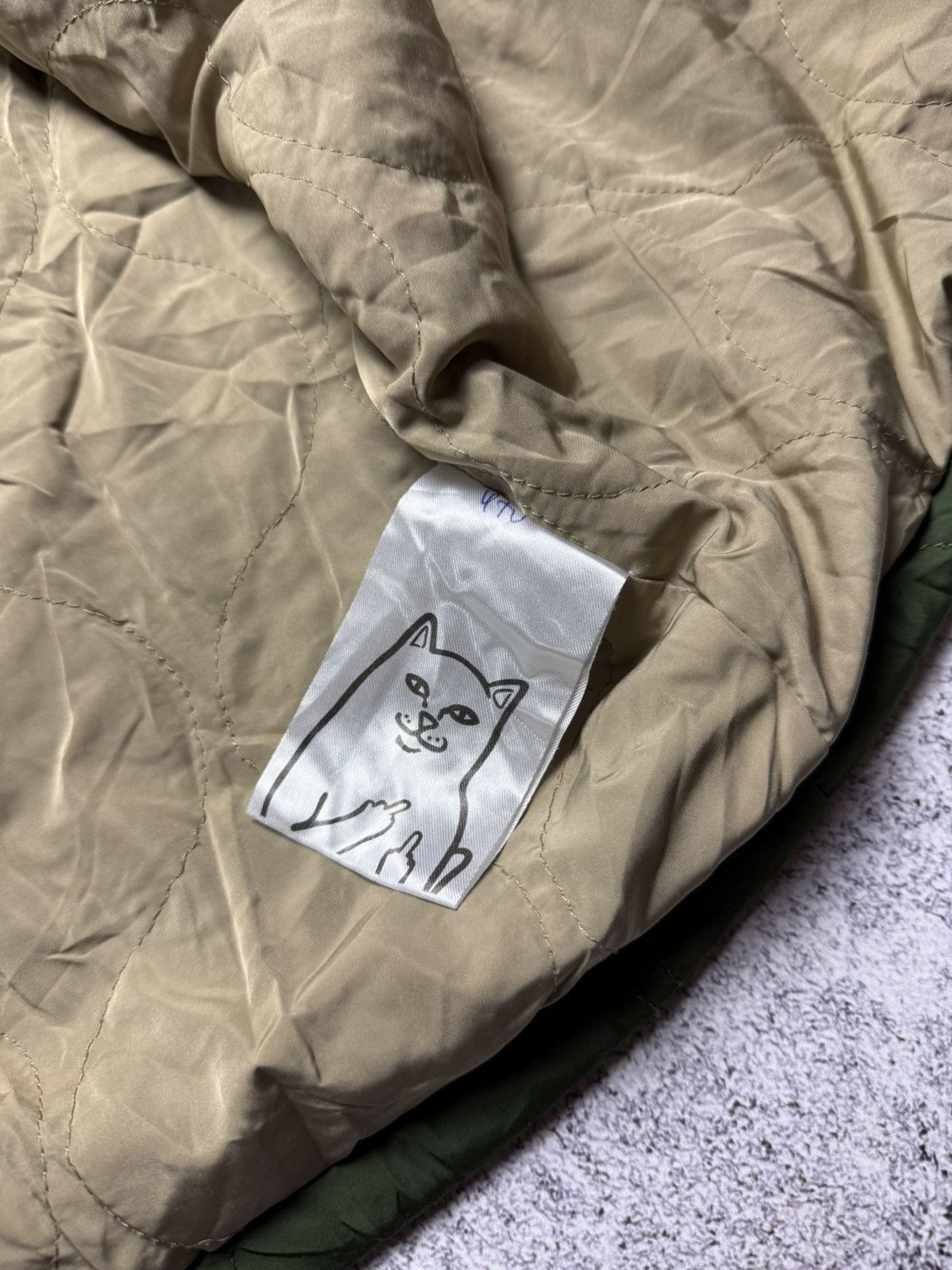 RIPNDIP Ripndip Quilted Jacket Skate Rap Style Street Coat Y2k Size US S / EU 44-46 / 1 - 14 Thumbnail