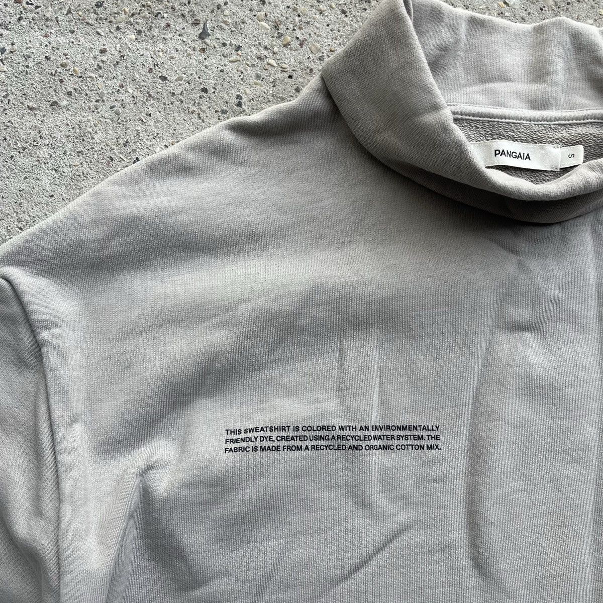 Pangaia Pangaia Heavyweight recycled turtleneck sweatshirt beige Size US S / EU 44-46 / 1 - 2 Thumbnail