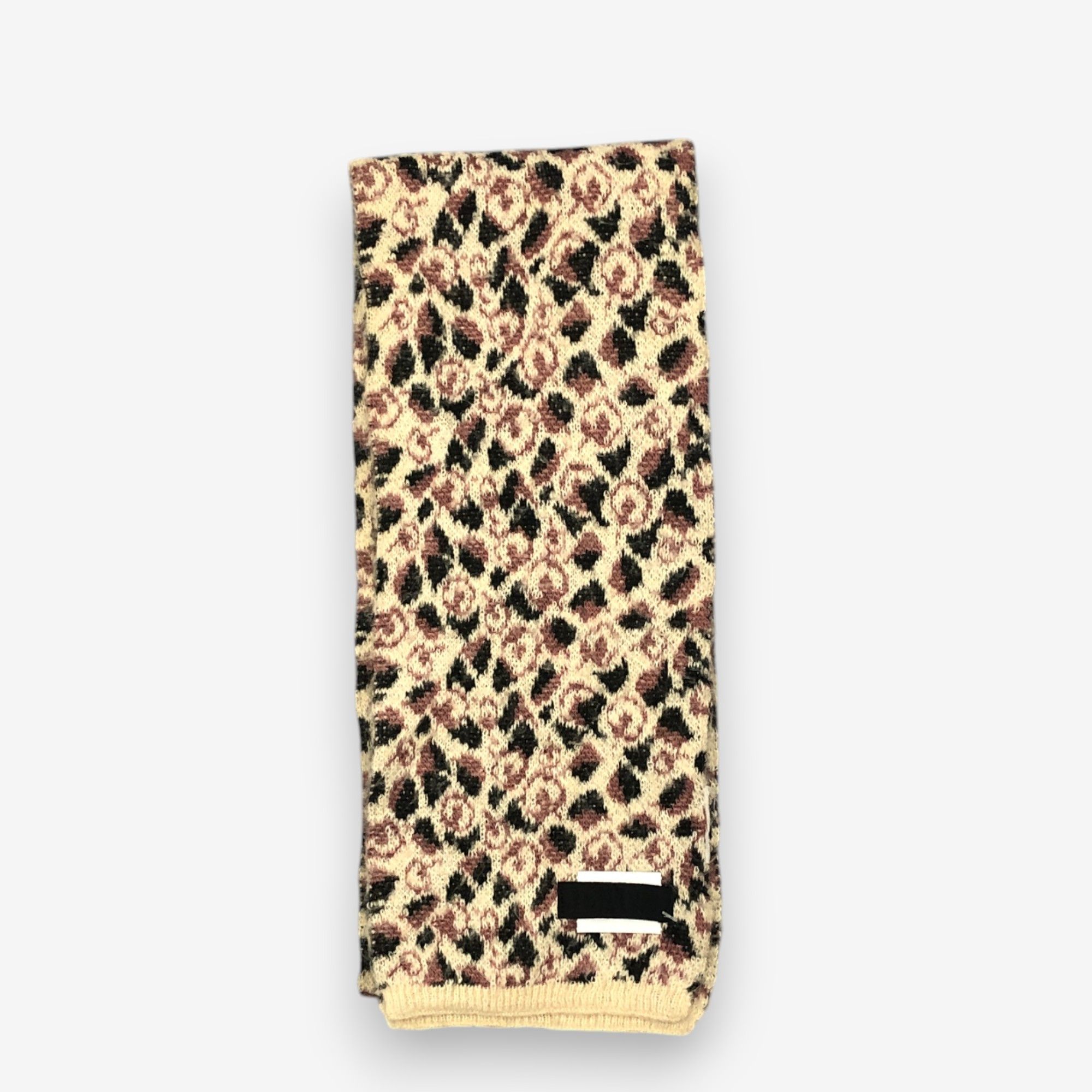 Anna Sui Vintage Anna Sui Scarf Muffler Wool Floral Winter Scarves Size ONE SIZE - 2 Thumbnail
