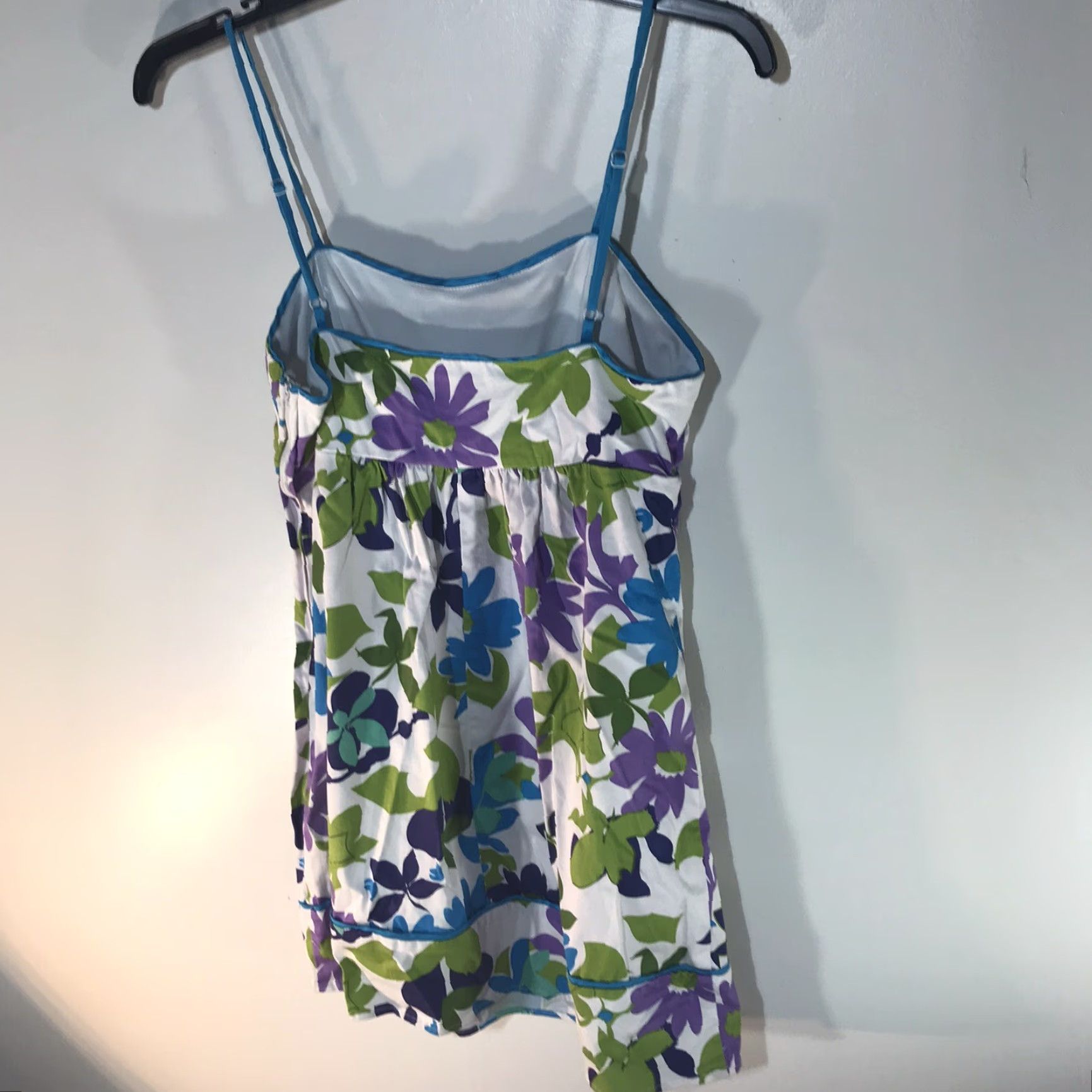 Paige Alyn Paige Floral Fit & Flare Dress Womens Size 11/12 Multicolor Short Strappy Sweetheart Neck Size L / US 10 / IT 46 - 4 Thumbnail