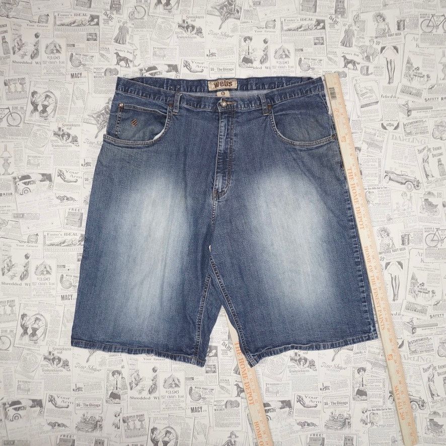 Vintage 42 - Vintage Y2K WEBS baggy new york embroider 2000s jorts Size US 42 / EU 58 - 3 Thumbnail