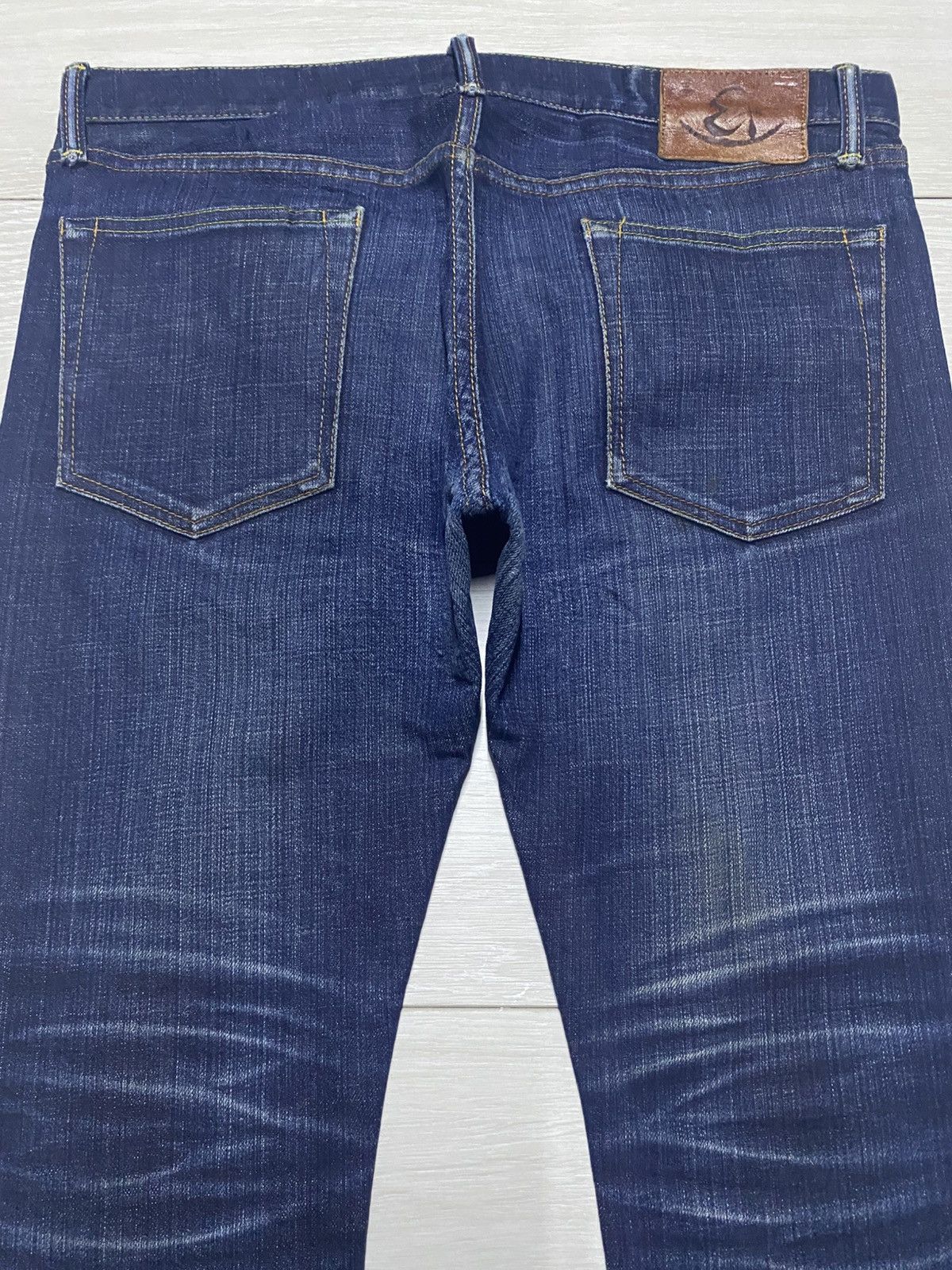Eternal Vintage Eternal Blue Wash Skinny Slim Fit Jeans Size US 34 / EU 50 - 4 Thumbnail