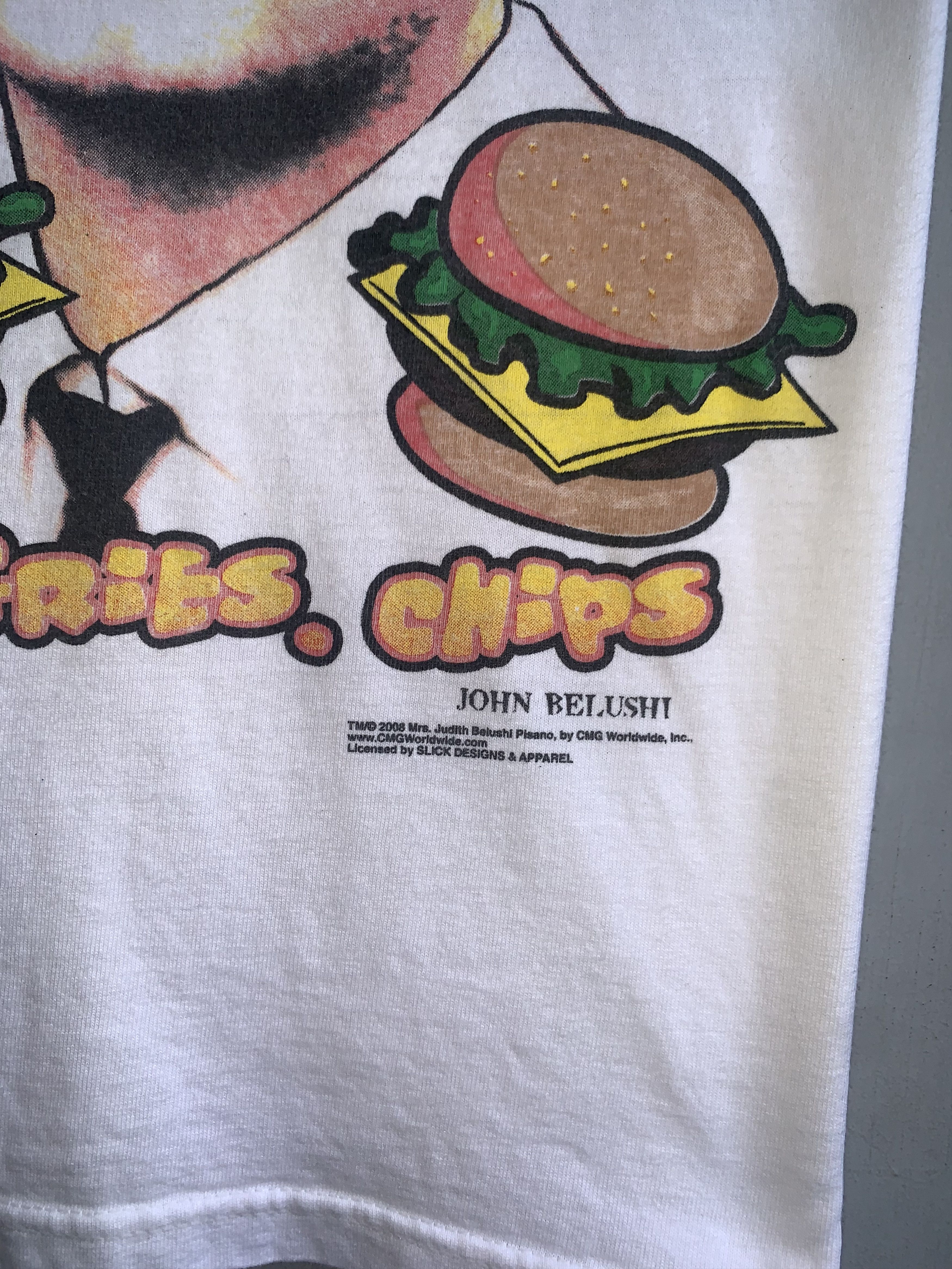 Jerzees × Vintage Cheeseburger John Belushi Vintage Shirt Size US S / EU 44-46 / 1 - 2 Thumbnail