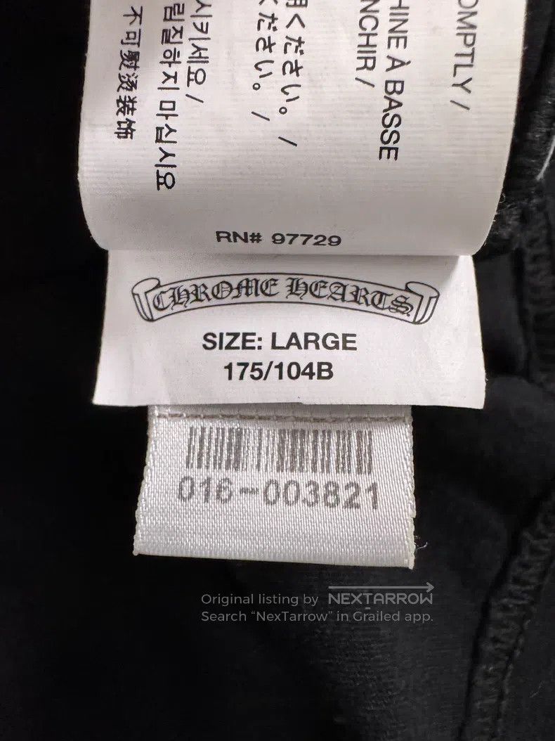 Chrome Hearts CHROME HEARTS Size L Sanskrit cuff three-element short slee Size US L / EU 52-54 / 3 - 9 Thumbnail