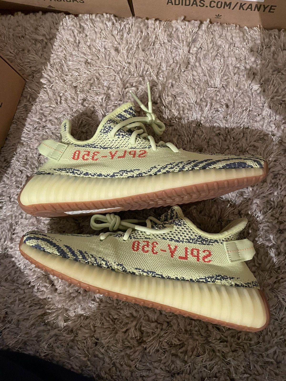 Yeezy Yeezy 350 V2 Semi Frozen Yellow Size US 9.5 / EU 42-43 - 2 Thumbnail