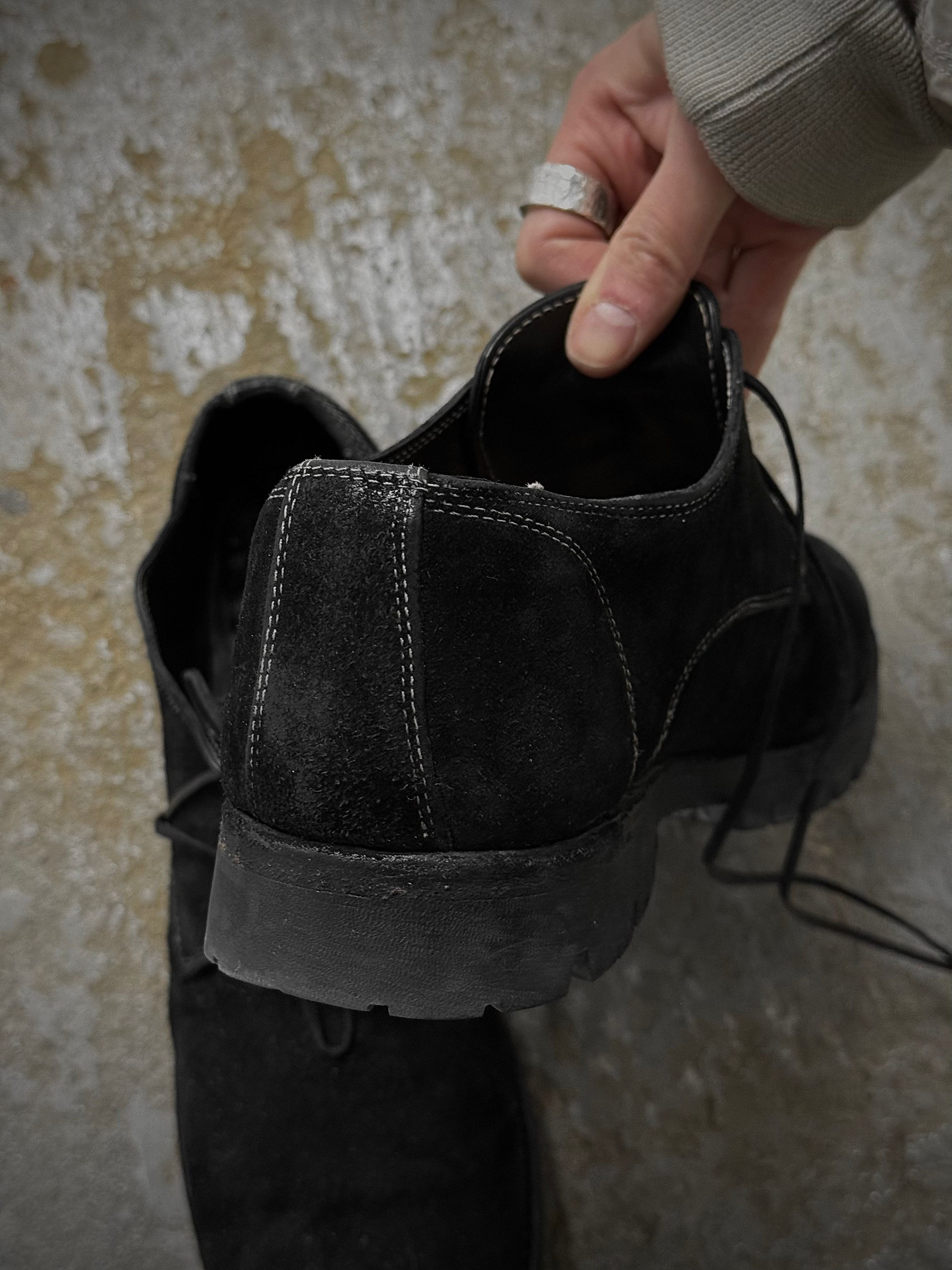 Guidi GUIDI '792V' Full-grain Reverse Horse Leather Derbies Size US 12 / EU 45 - 8 Thumbnail