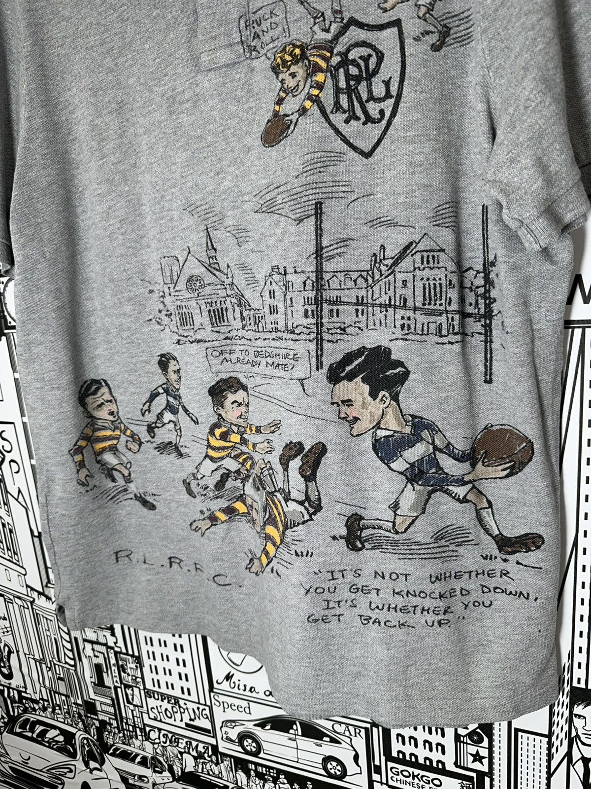 Polo Ralph Lauren Polo Ralph Lauren St. Andrew’s Rugby R.L.R.F.C Polo Grey L Size US L / EU 52-54 / 3 - 2 Thumbnail