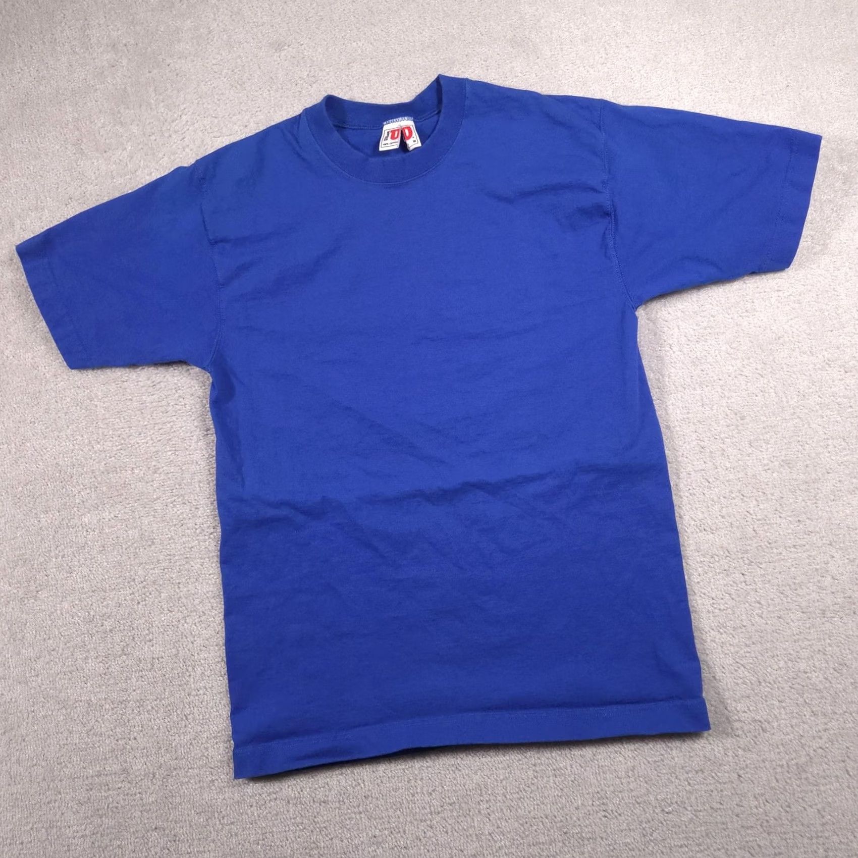 Wilson VINTAGE Wilson Shirt Mens Medium Blue Blank Crewneck Tee Made USA Cotton 90s Size US M / EU 48-50 / 2 - 3 Thumbnail