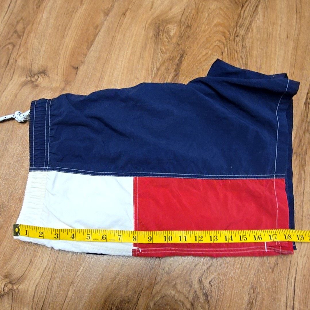Tommy Hilfiger Tommy Hilfiger Swim Trunks Colorblock Blue XL Mens Shorts Size US 32 / EU 48 - 13 Thumbnail