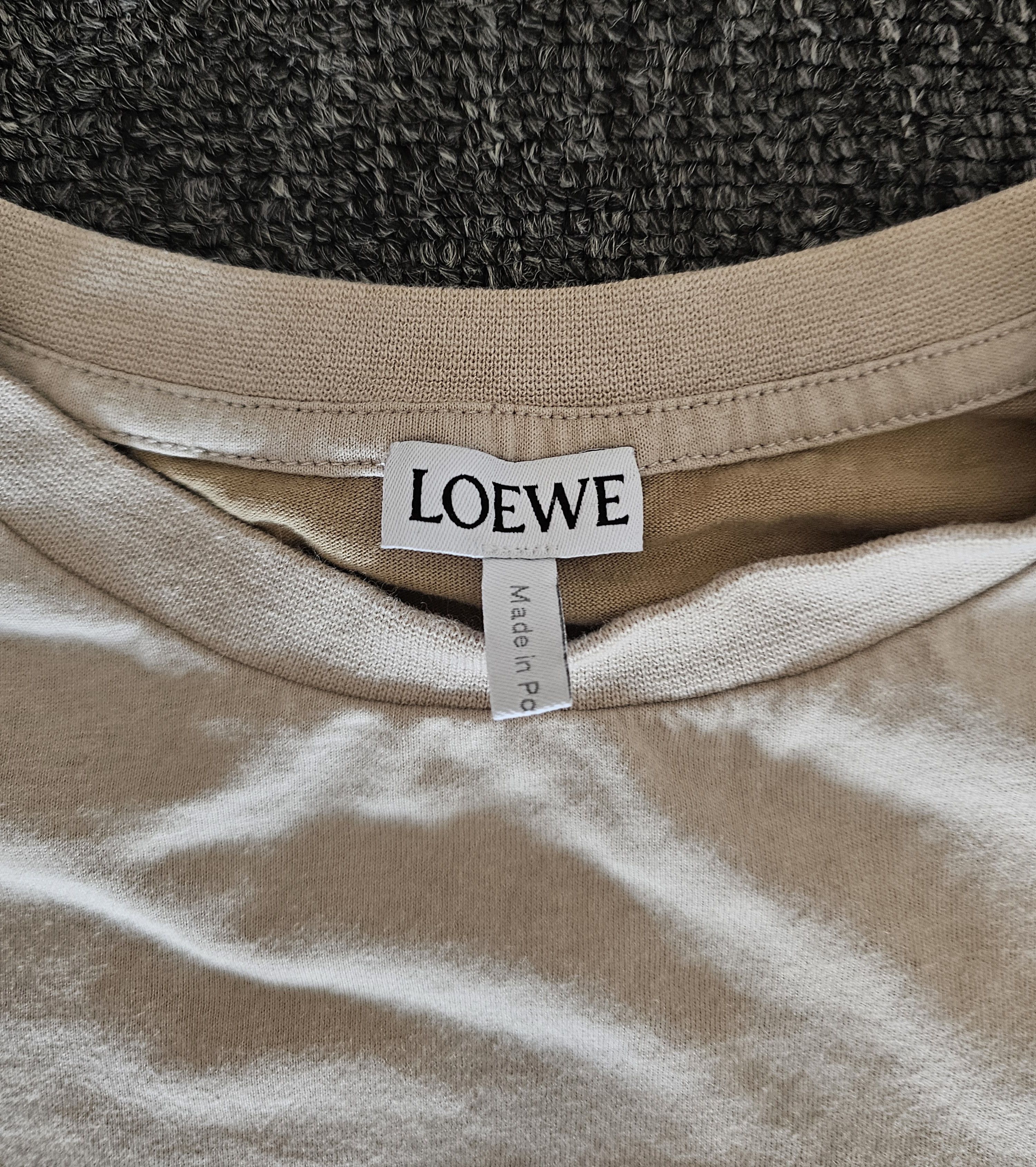 Loewe LOEWE Men's Embroidered Logo Oversize T-Shirt Size M Size US M / EU 48-50 / 2 - 3 Thumbnail