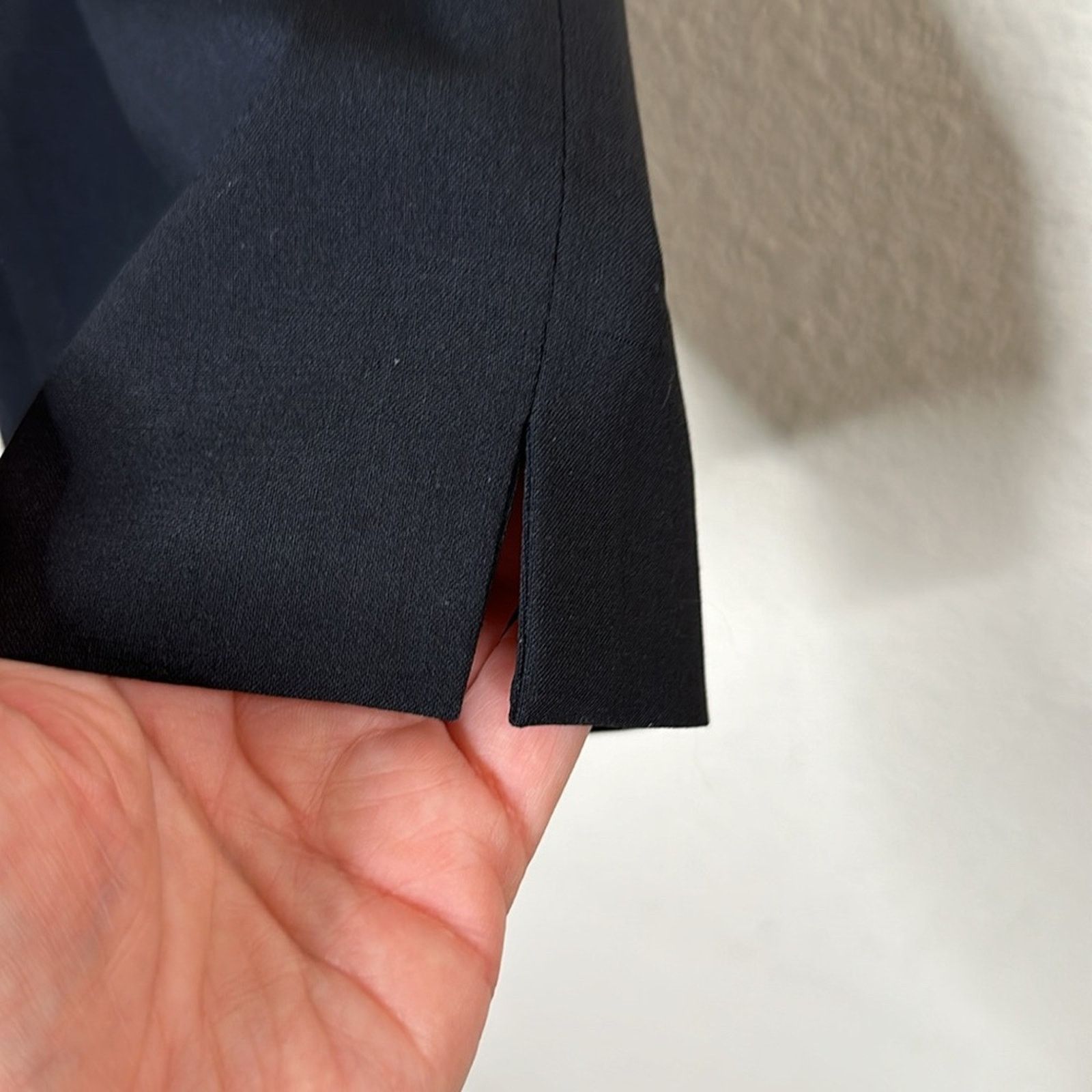 Armani Collezioni VTG Armani Collezioni 100% Wool Tuxedo Pant Suit Black Sz 8 Size M / US 6-8 / IT 42-44 - 8 Thumbnail