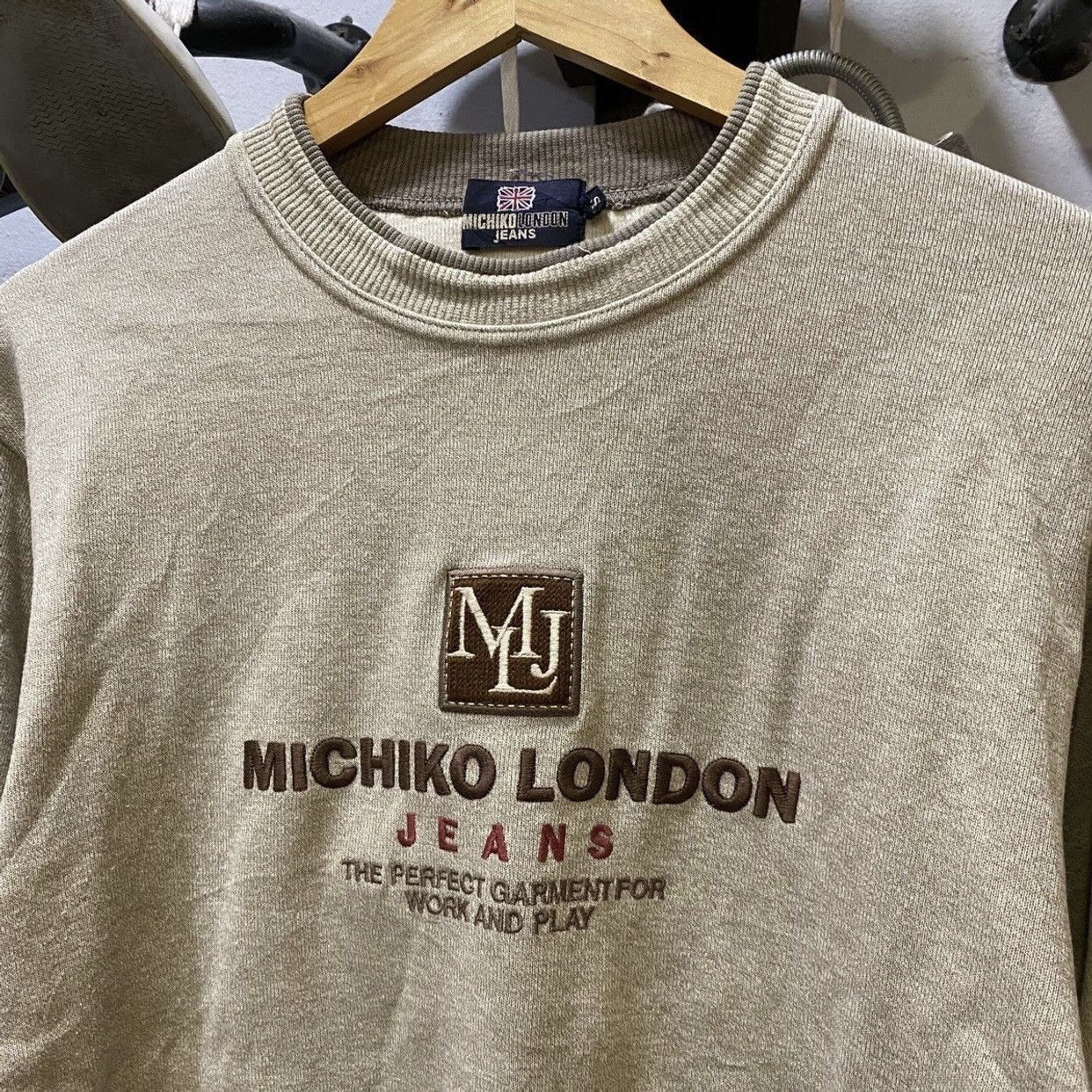 Japanese Brand × Michiko Koshino London × Vintage Vintage Michiko London Jeans Embroidered Sweatshirts Size US S / EU 44-46 / 1 - 3 Thumbnail