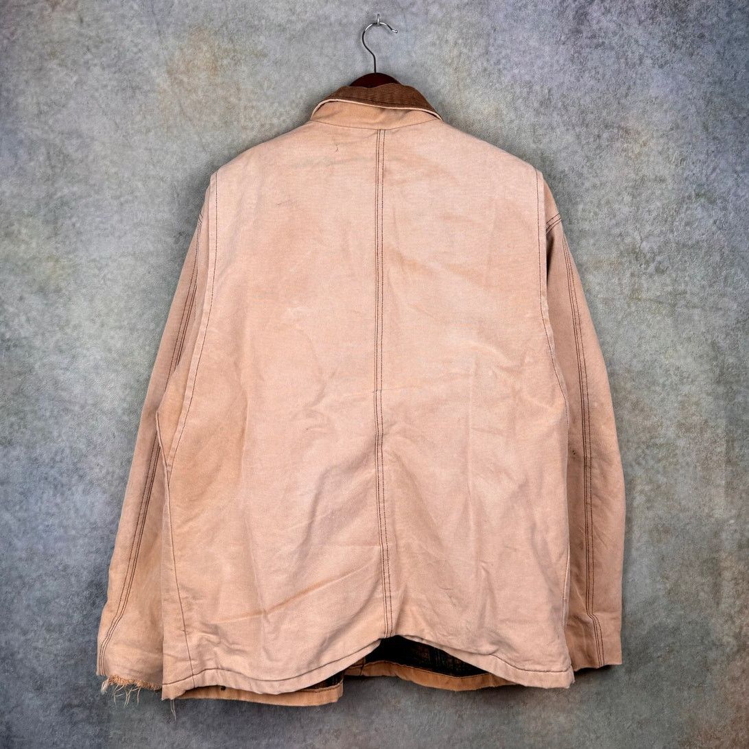 Vintage VTG 90s Flannel Lined Work Jacket Mens Sz XL Tan Size US XL / EU 56 / 4 - 3 Thumbnail