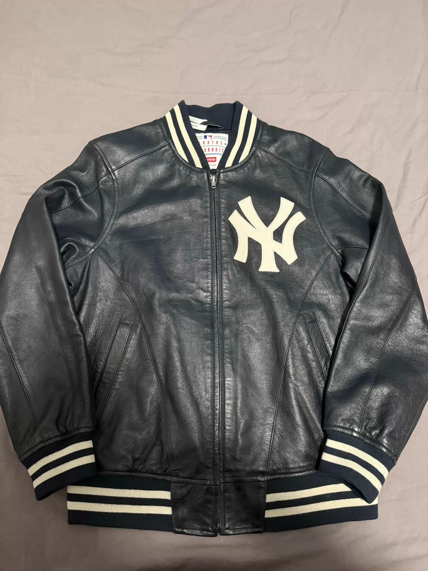 Supreme Supreme 15SS Yank LeatherJacket M Mint Wilber Pan Size US M / EU 48-50 / 2 - 2 Thumbnail