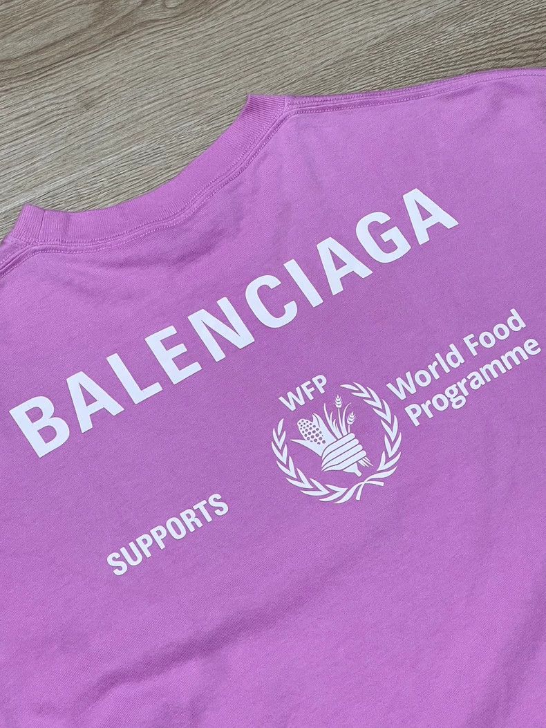 Balenciaga Balenciaga WFP Wheat Pattern Short Sleeve, Pink S Size US S / EU 44-46 / 1 - 7 Thumbnail